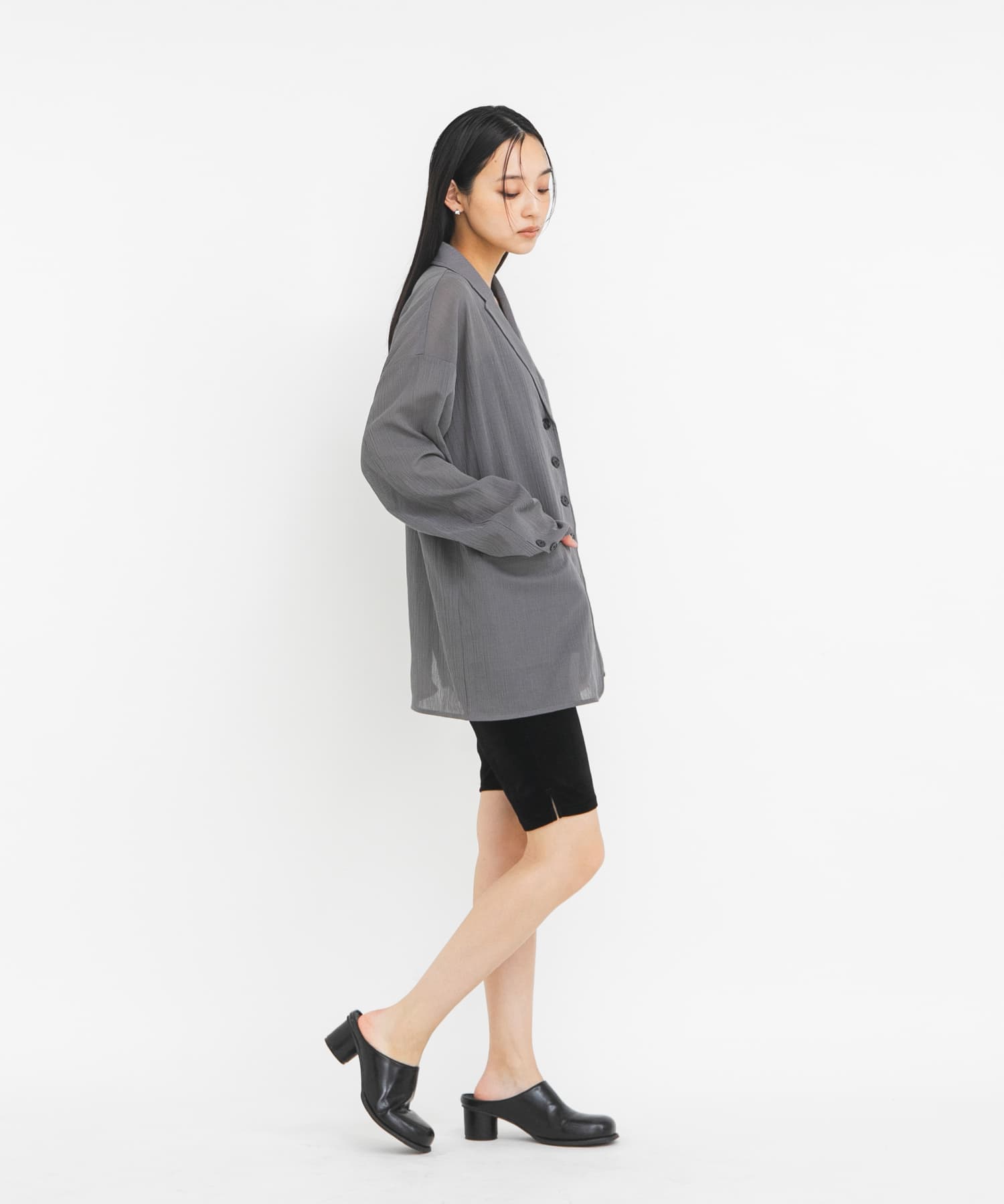 身長 : 163cm サイズ : one
