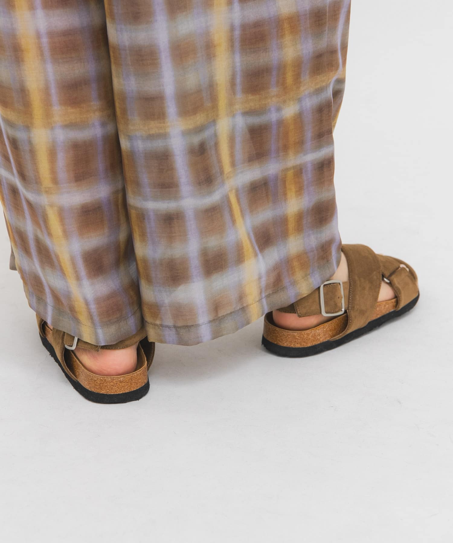 クロスバンドサンダル BROWN 36