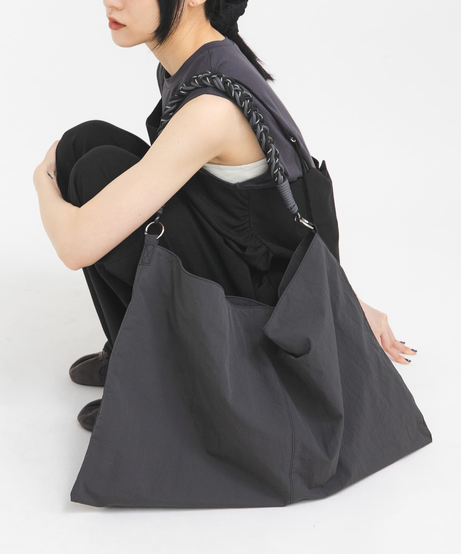 ロープナイロンBAG CHARCOAL One