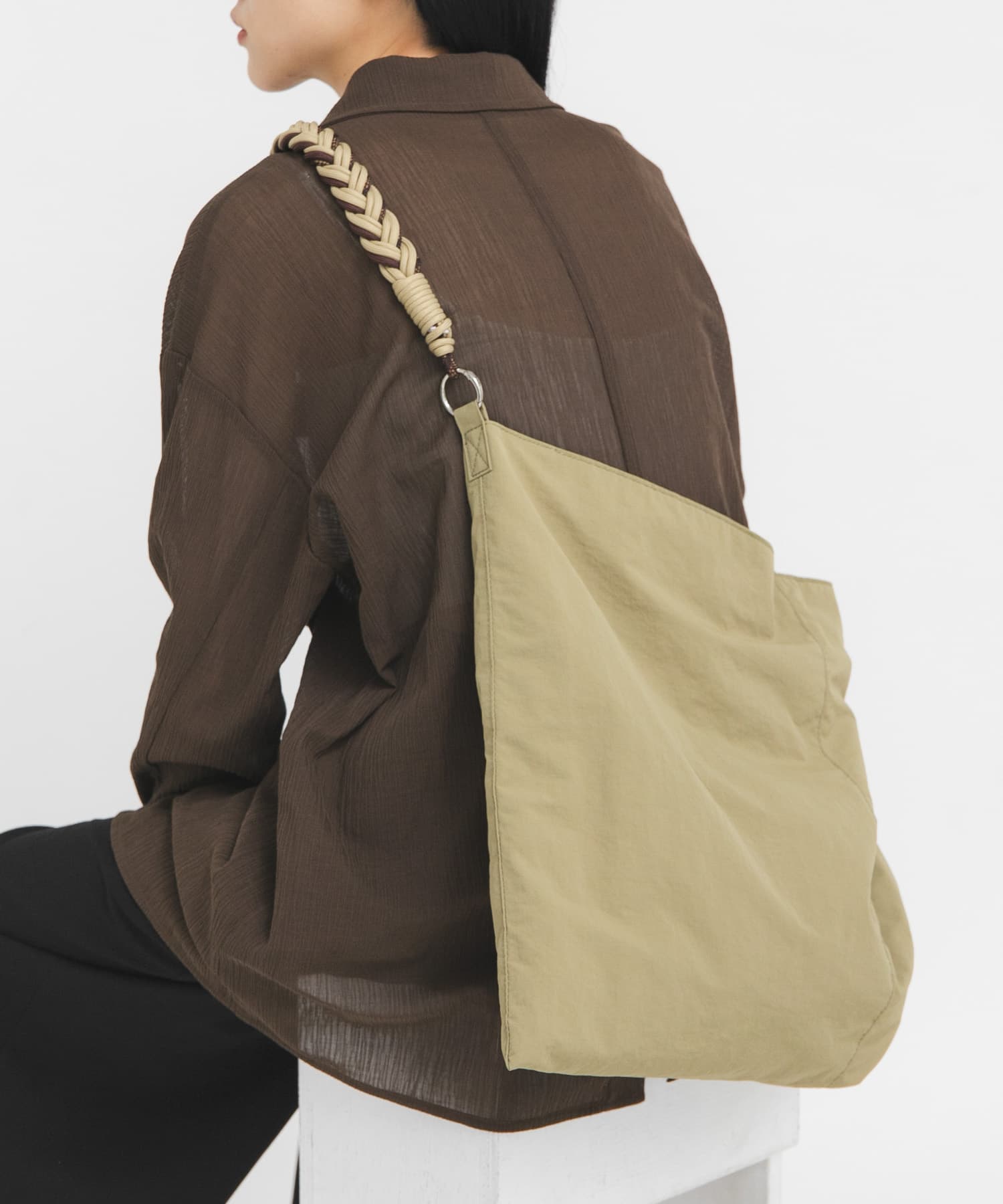 ロープナイロンBAG KHAKI One