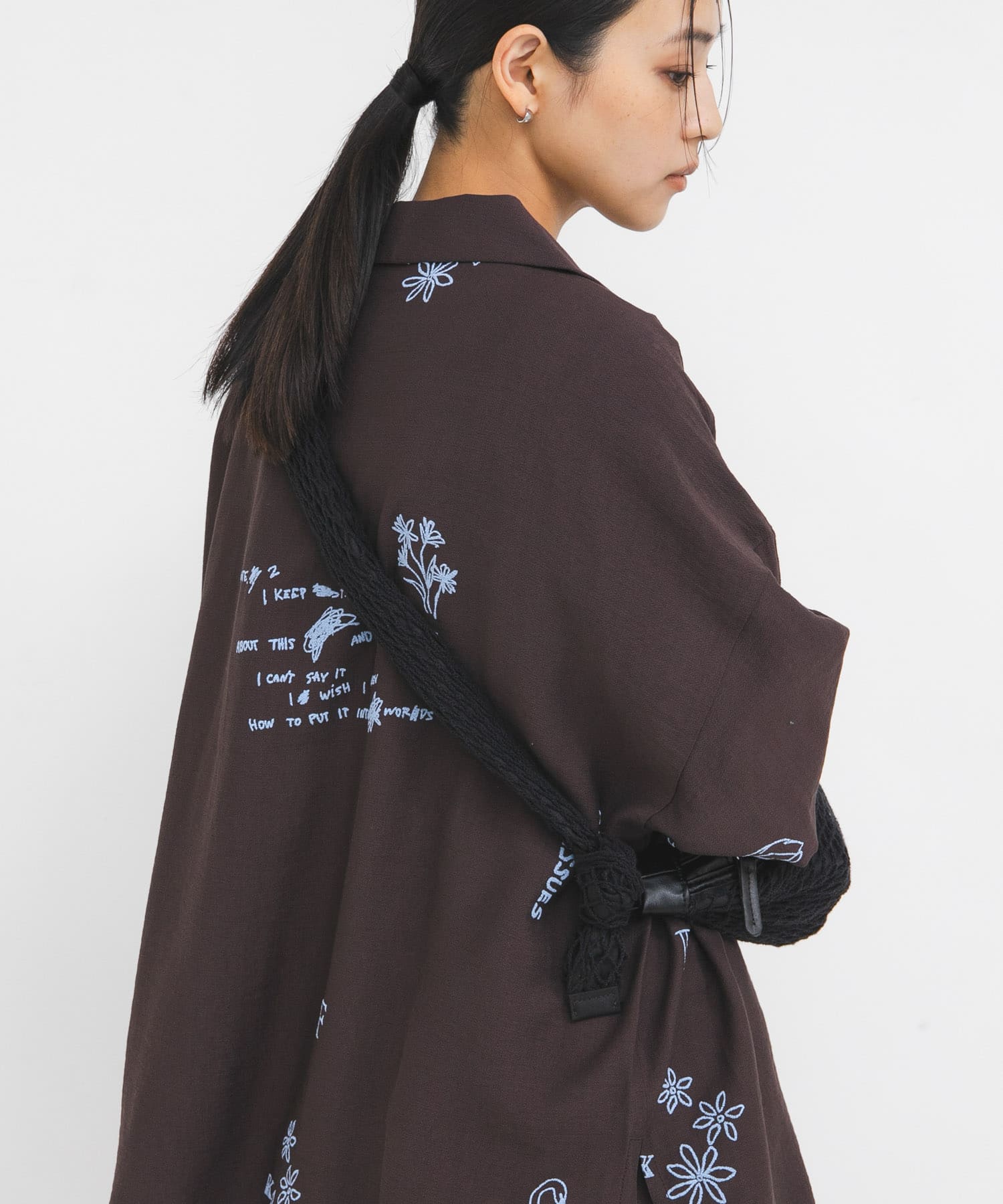 メッシュショルダーBAG BLACK One