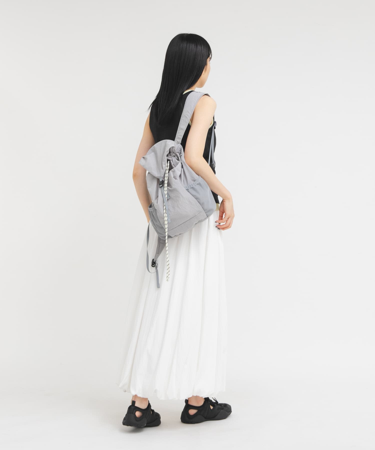 メッシュポケットリップストップリュック GRAY One