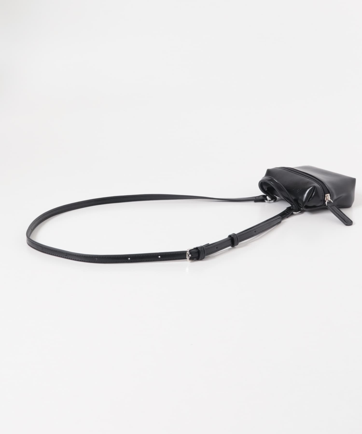 2WAYマイクロポーチBAG BLACK One