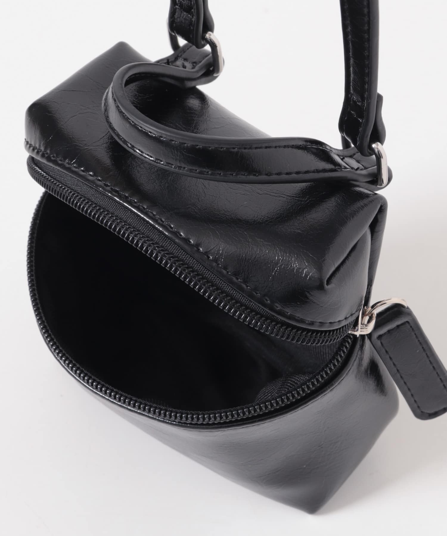 2WAYマイクロポーチBAG BLACK One