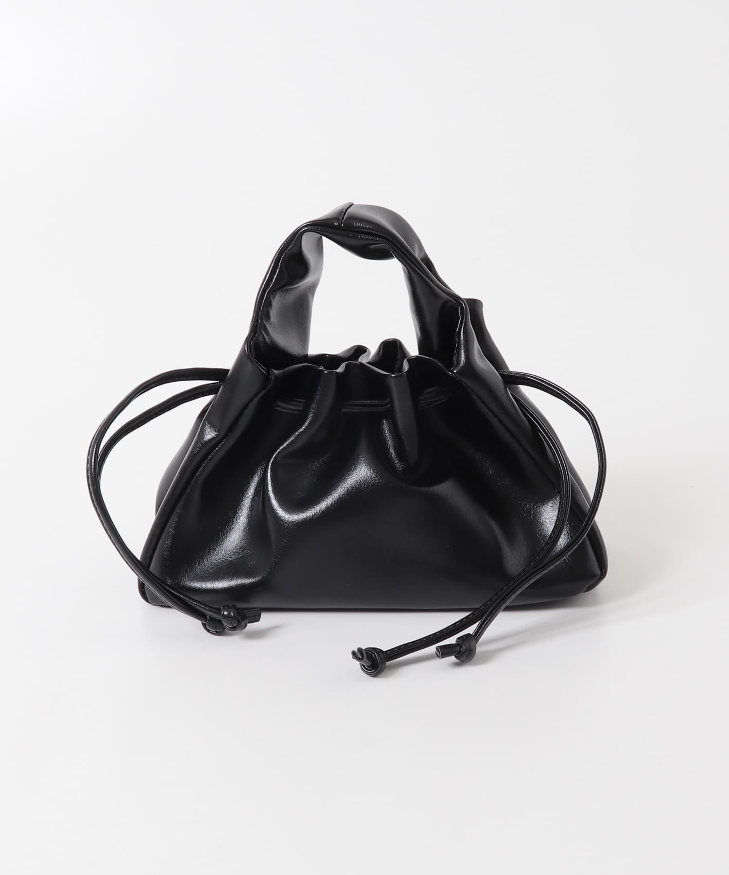 巾着ワンハンドルミニBAG BLACK One
