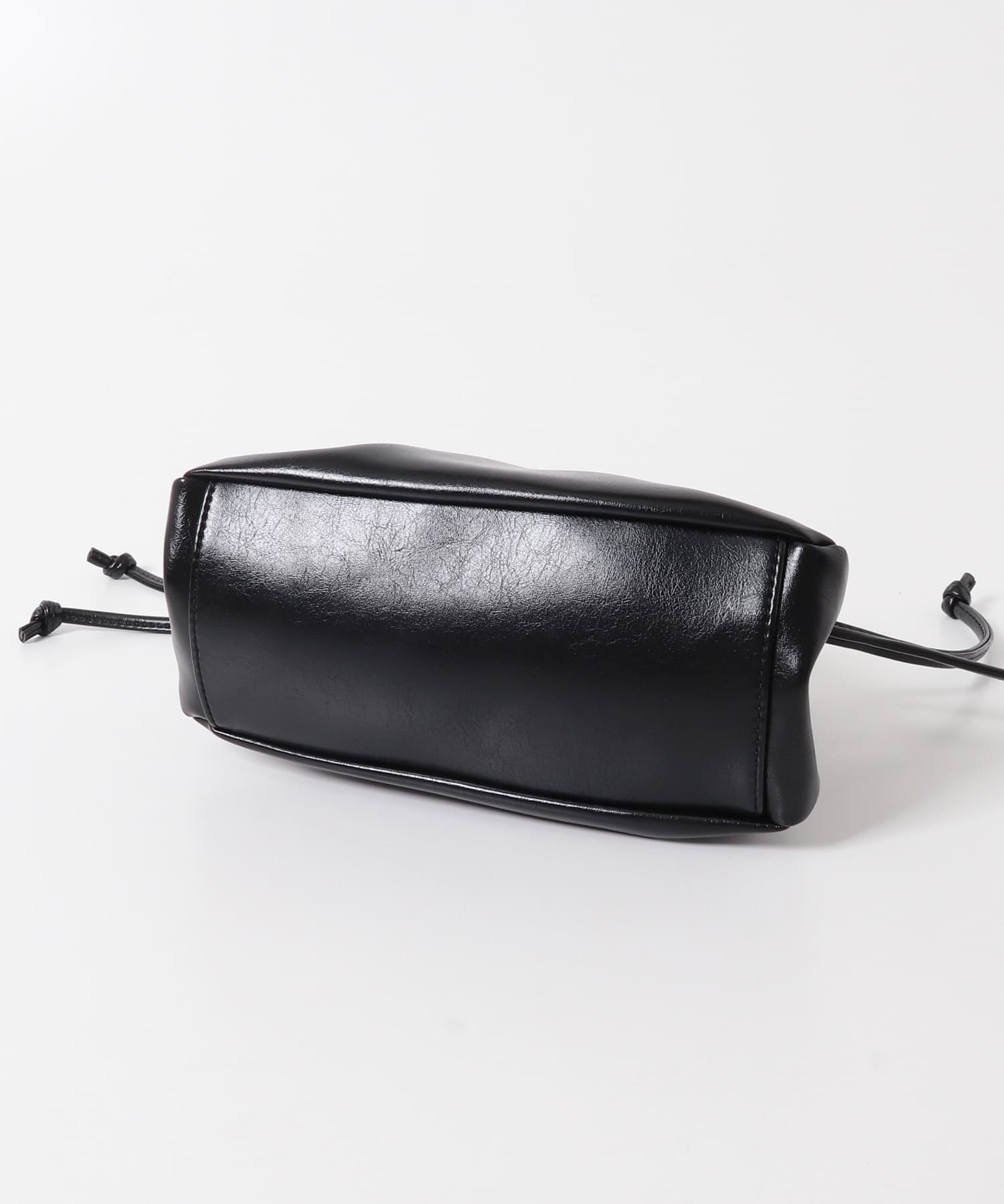 巾着ワンハンドルミニBAG BLACK One