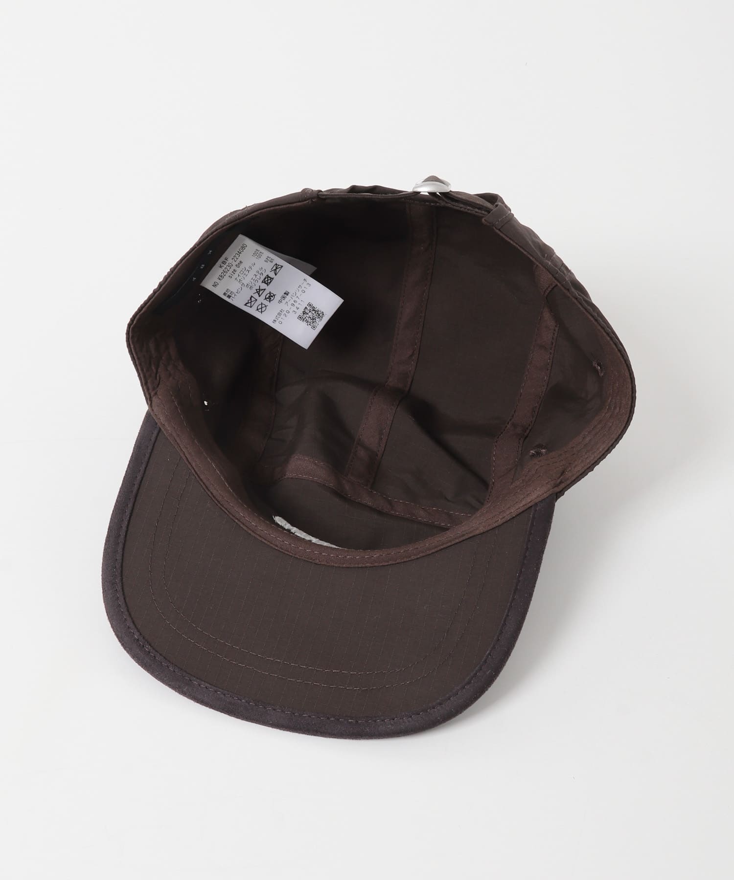リップストップパイピングCAP BROWN One
