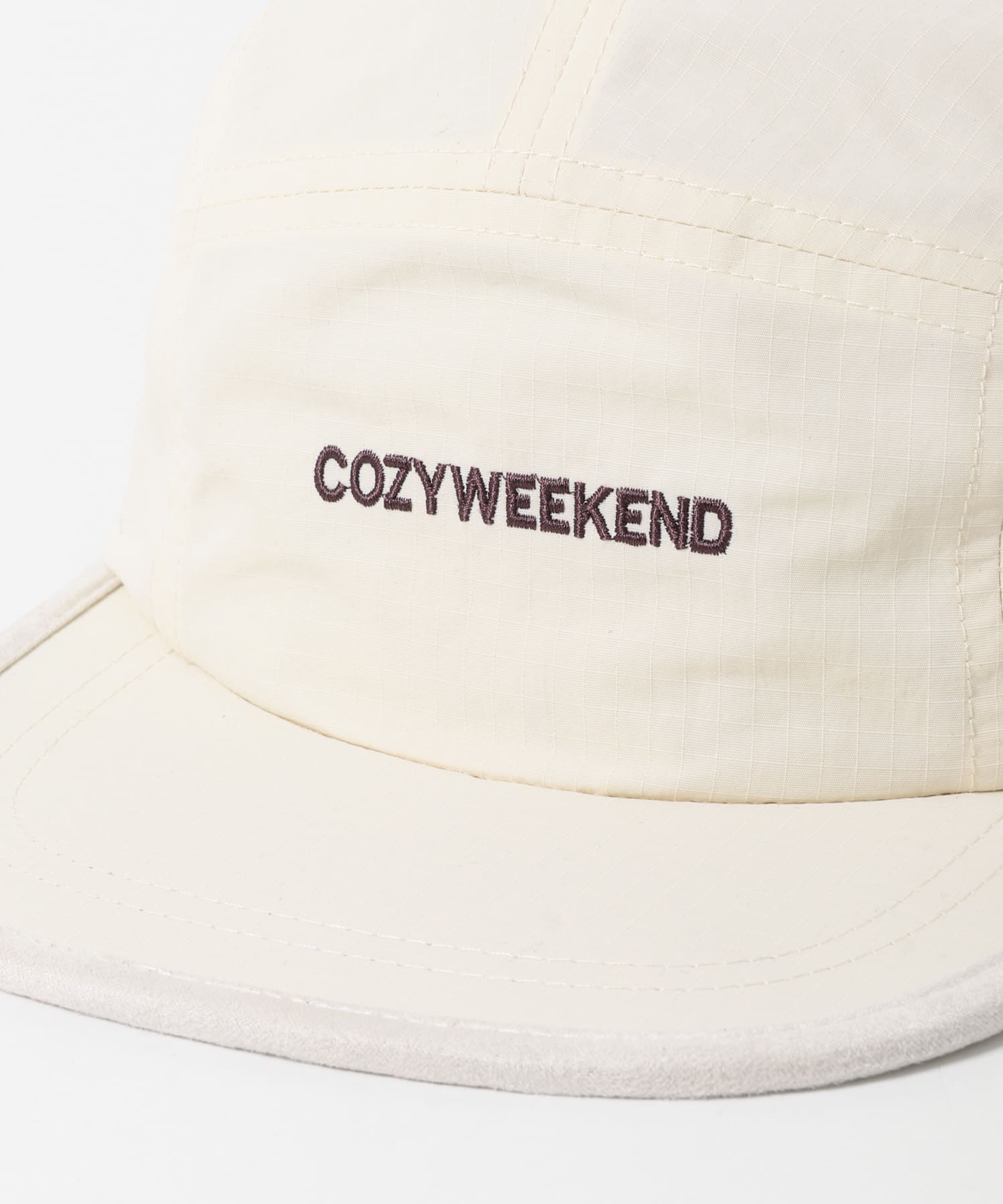 リップストップパイピングCAP IVORY One