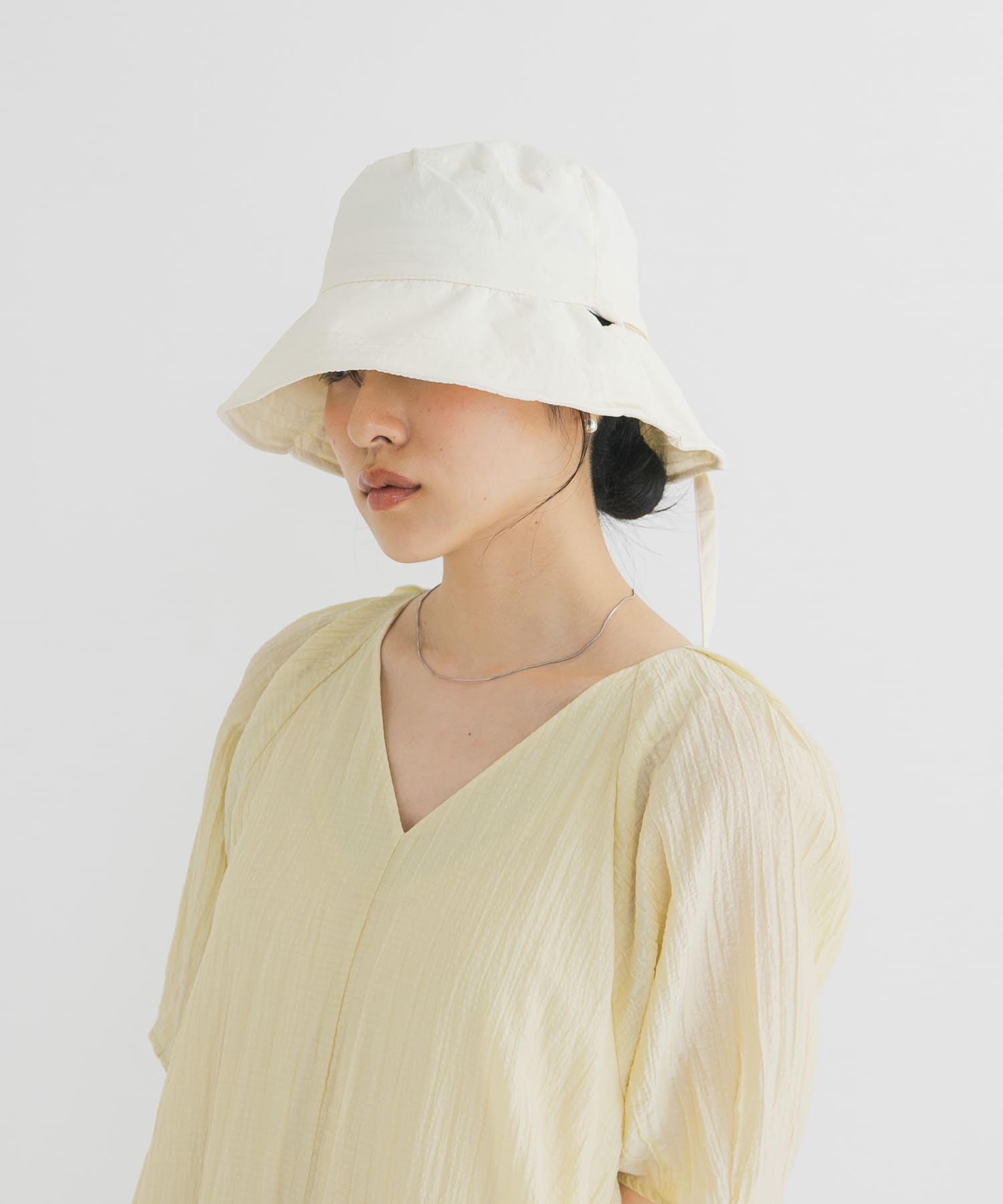 ステッチデザインバケットHAT