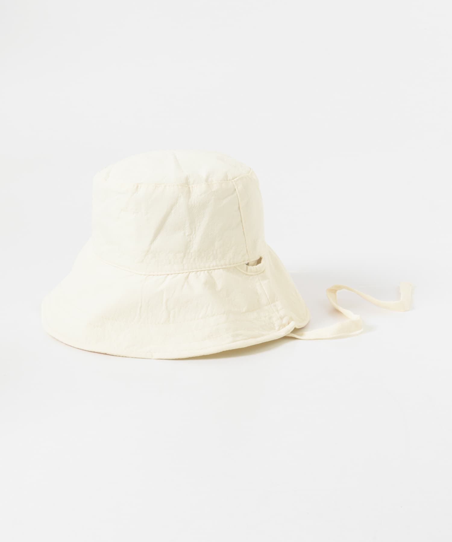 ステッチデザインバケットHAT IVORY One