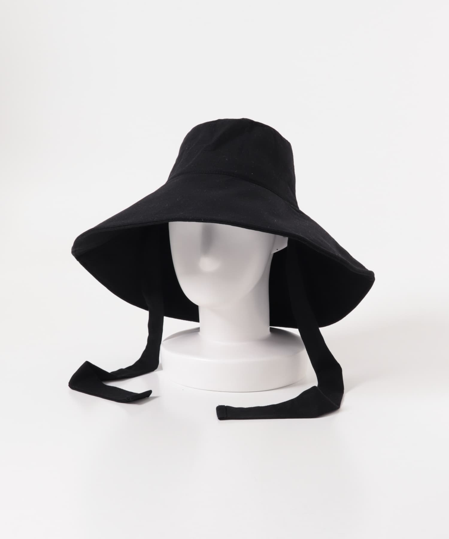 ワイドブリムHAT BLACK One