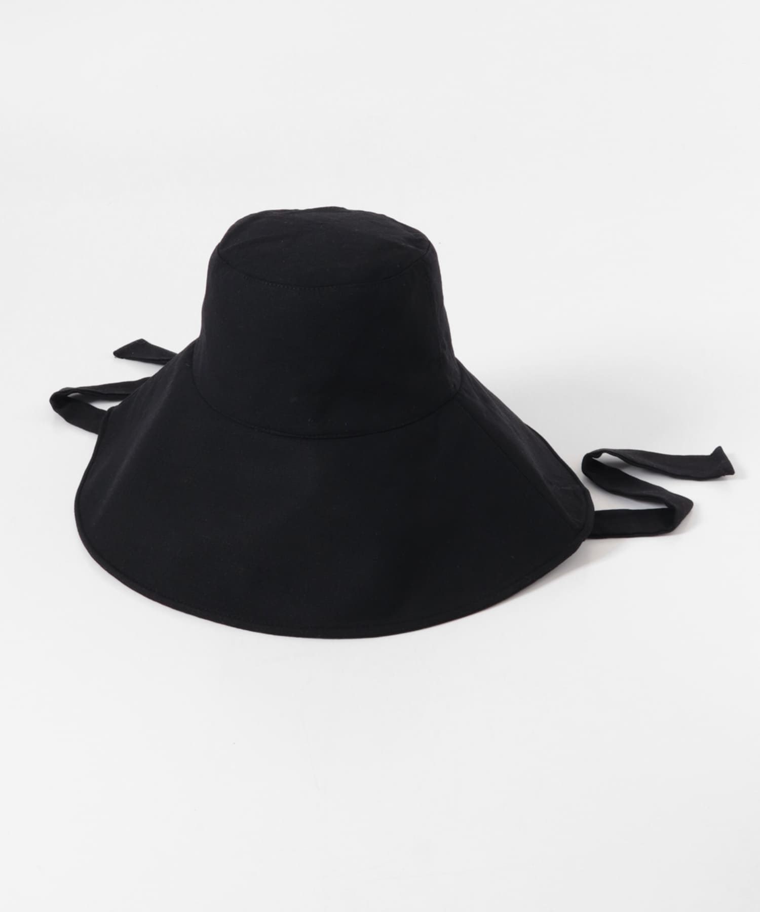 ワイドブリムHAT BLACK One