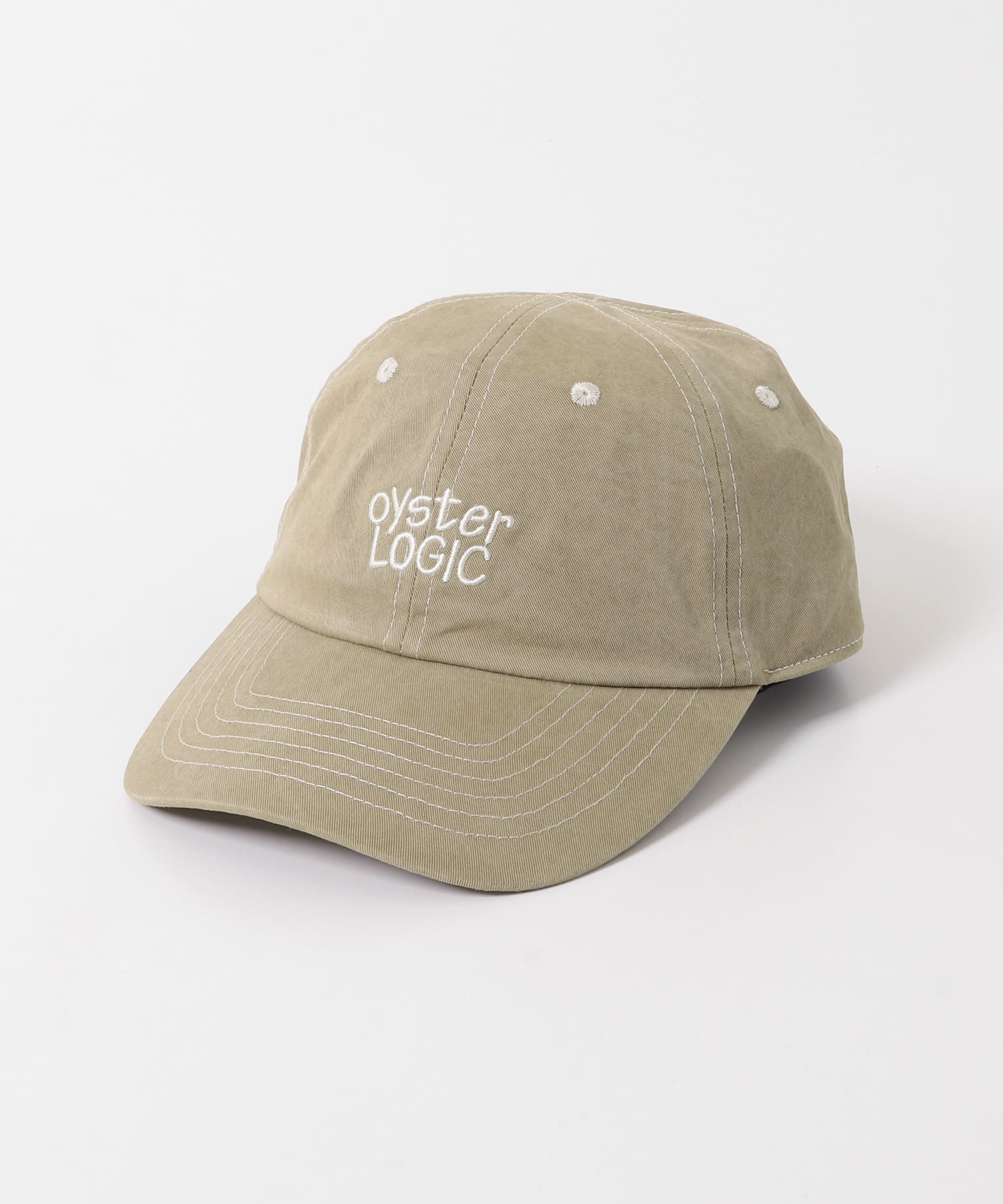 ハンドドローライクエンブロイダリーCAP BEIGE One