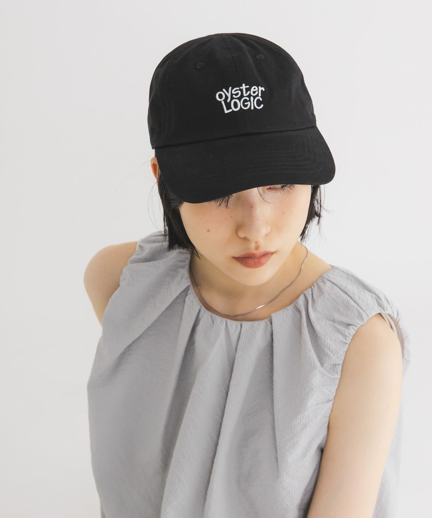 ハンドドローライクエンブロイダリーCAP(One BLACK): 帽子｜URBAN
