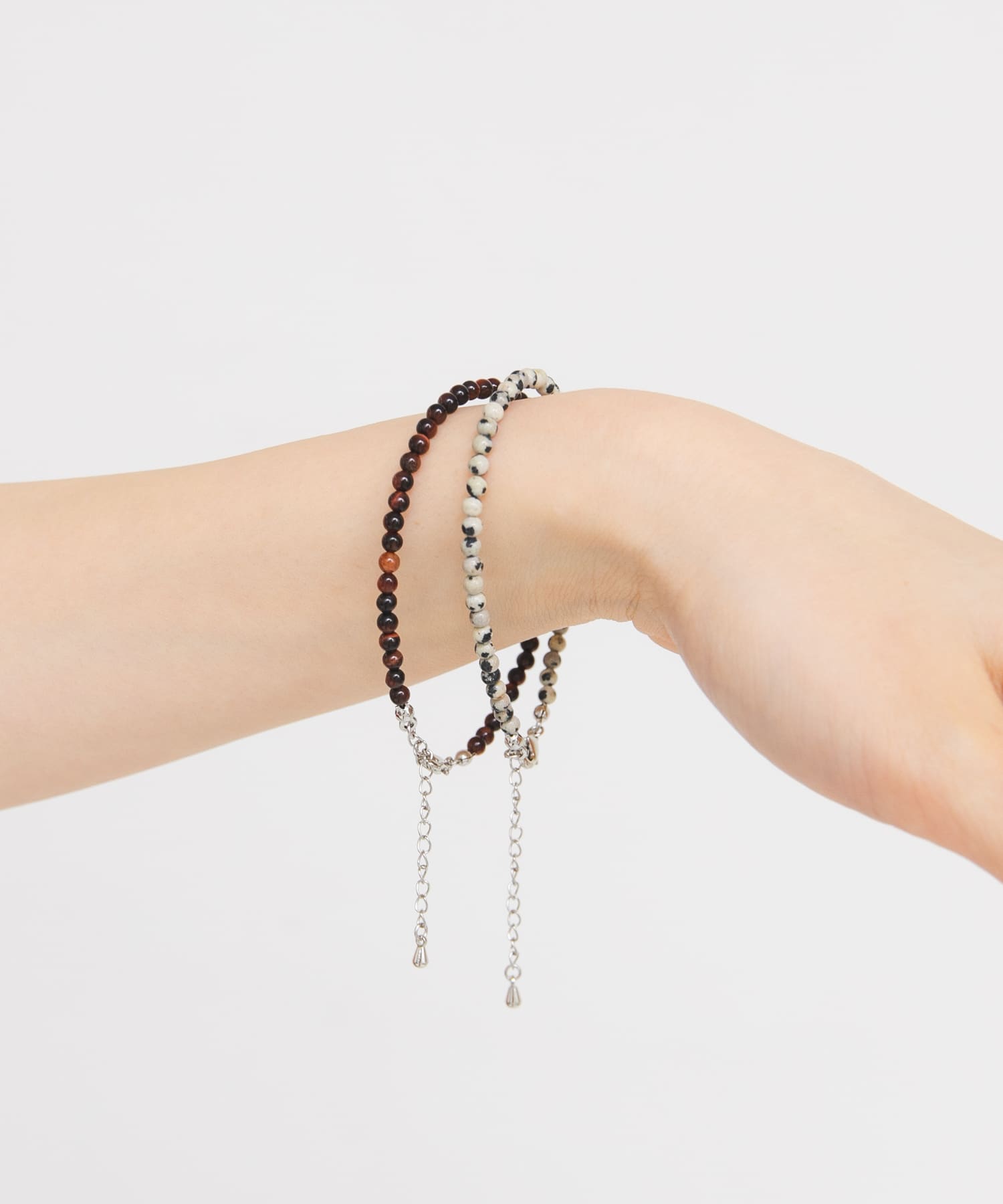 天然石setブレスレット BROWN SET One