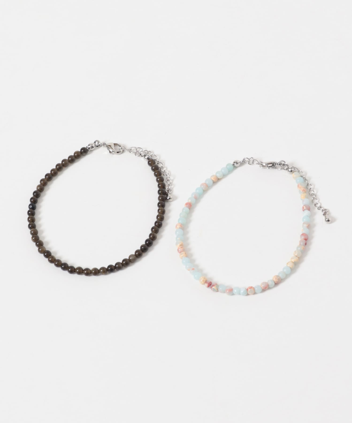 天然石setブレスレット KHAKI SET One