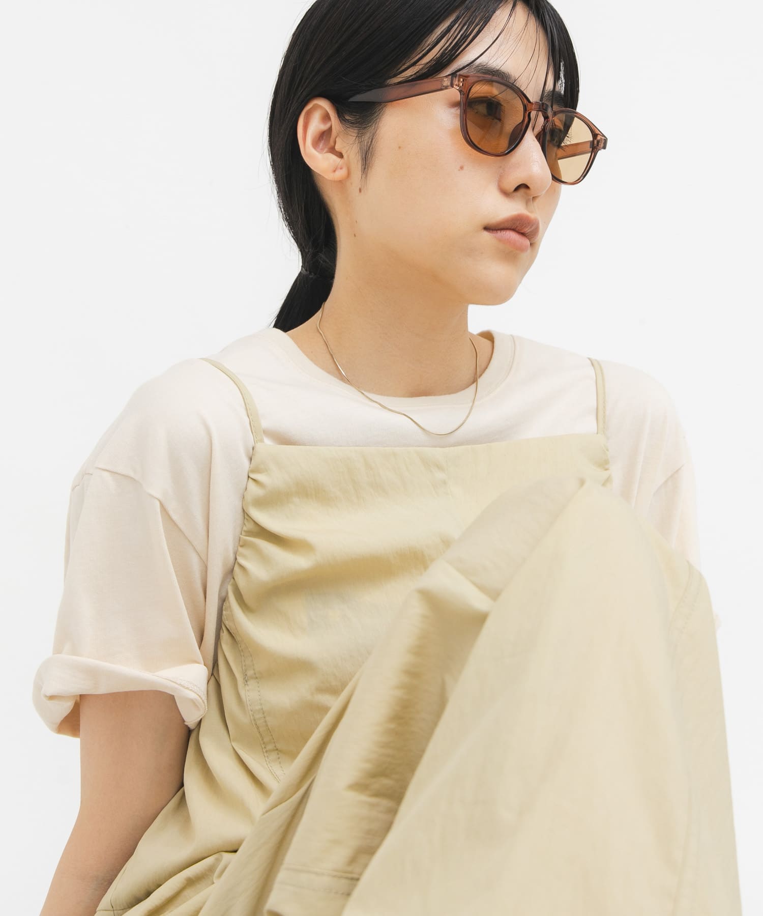 ボストンフレームサングラス L.BROWN One