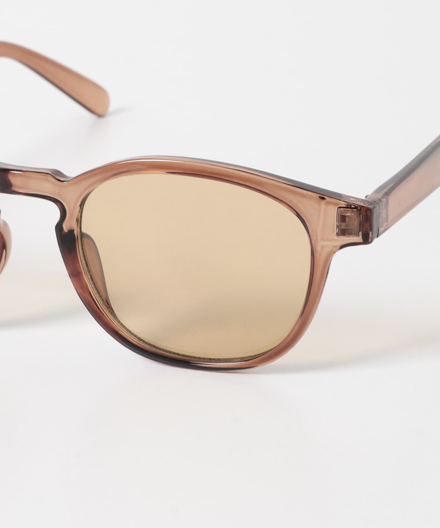 ボストンフレームサングラス L.BROWN One