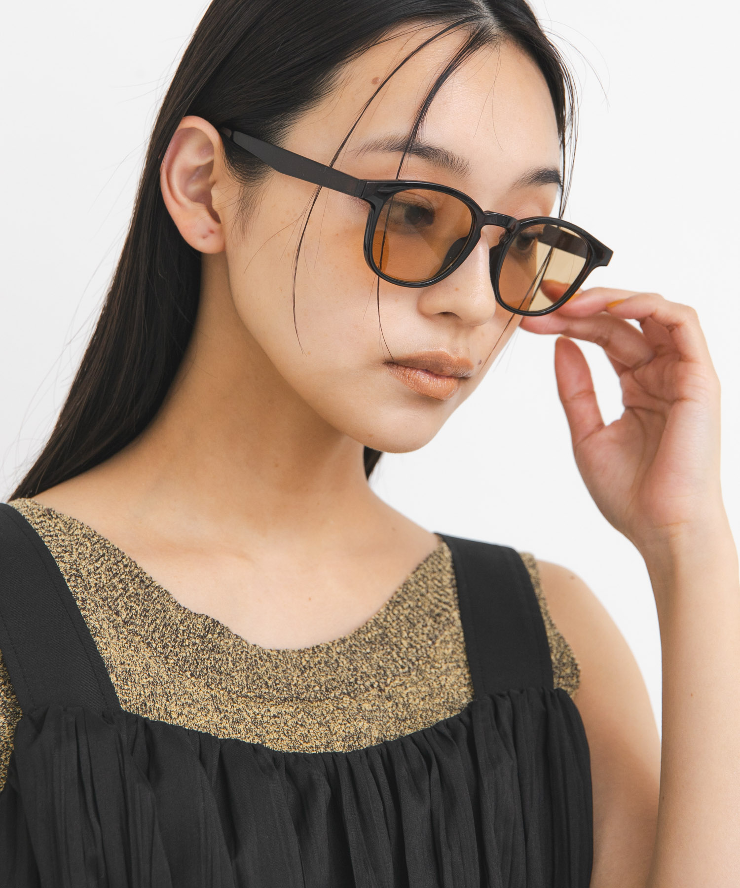 ボストンフレームサングラス