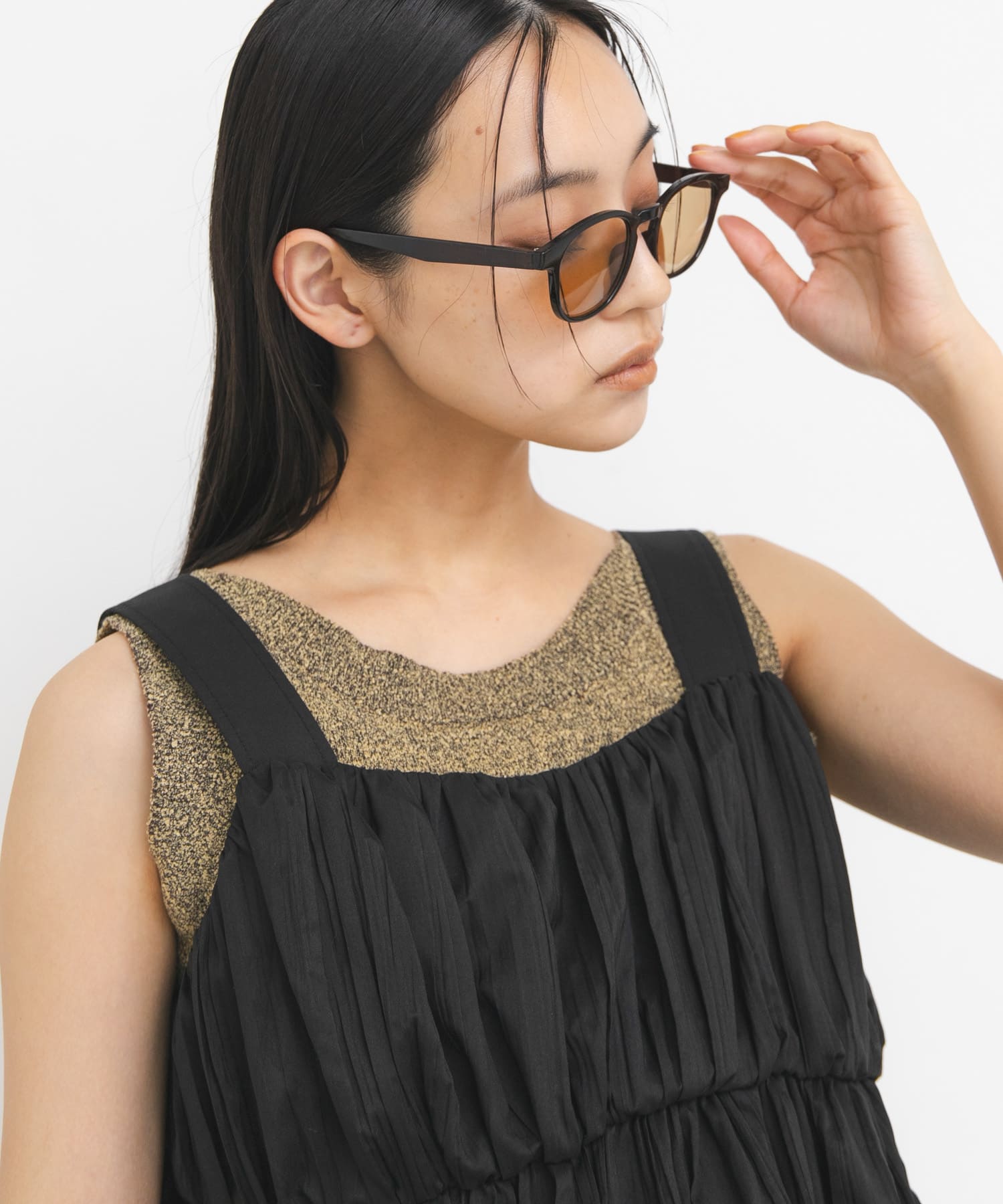 ボストンフレームサングラス D.BROWN One