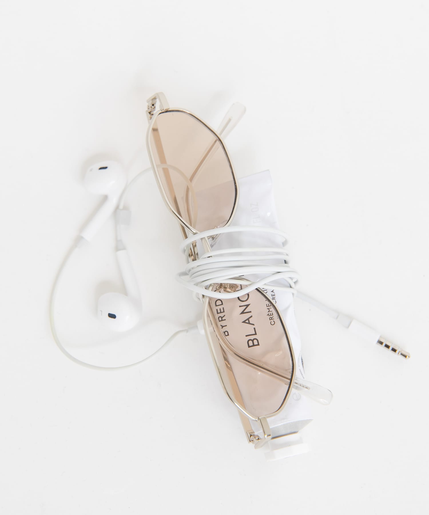 メタルフレームサングラス BROWN One