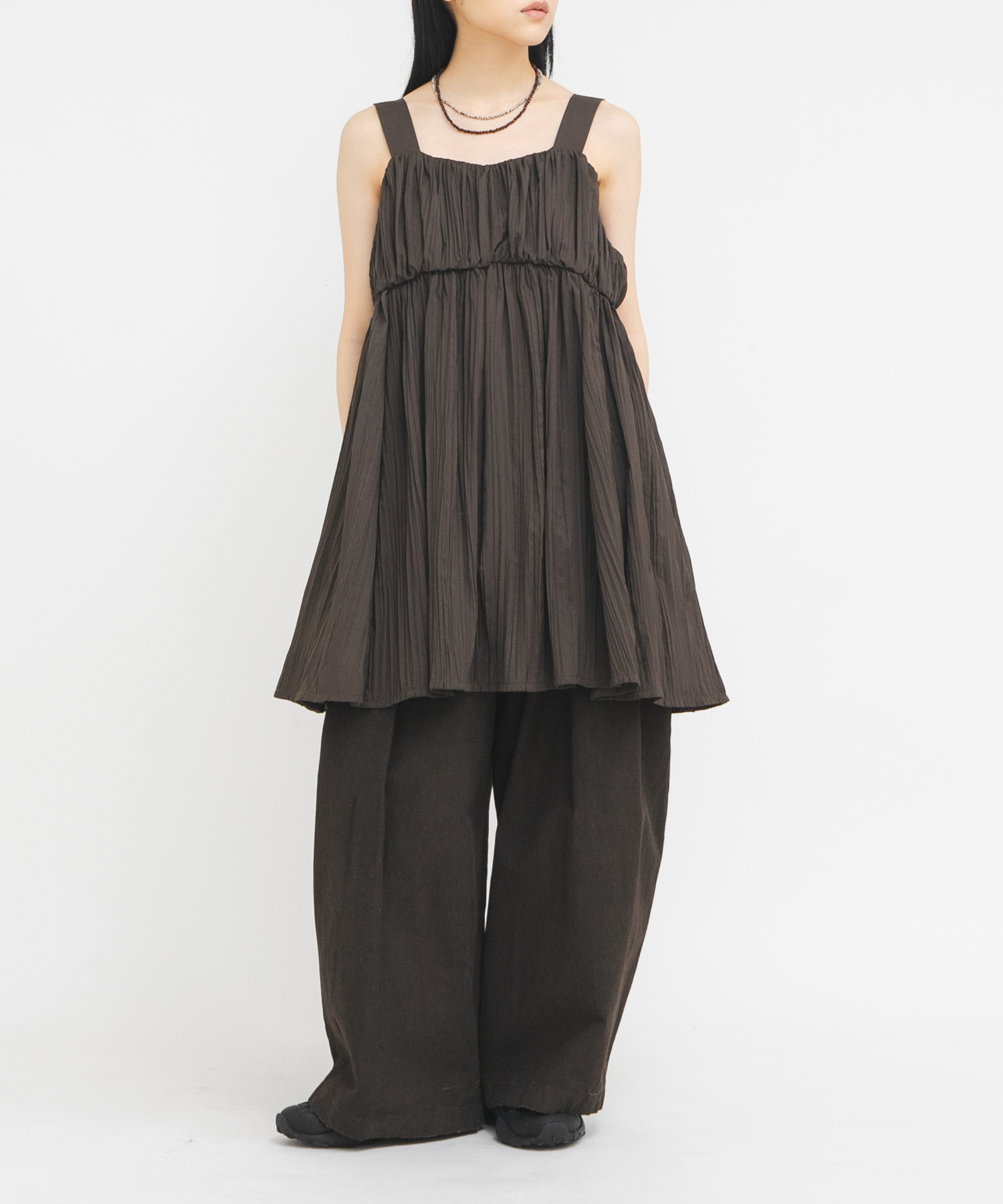 天然石SETネックレス BROWN SET One