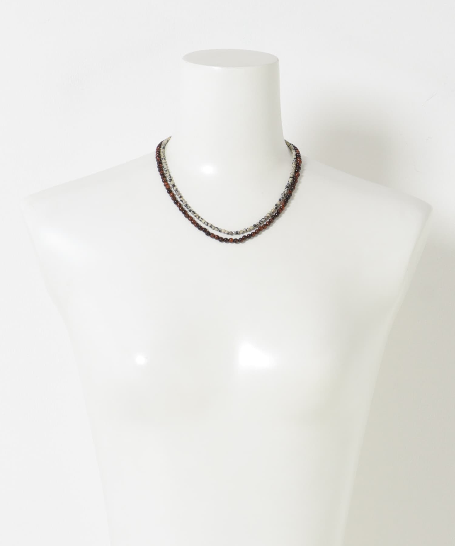 天然石SETネックレス BROWN SET One