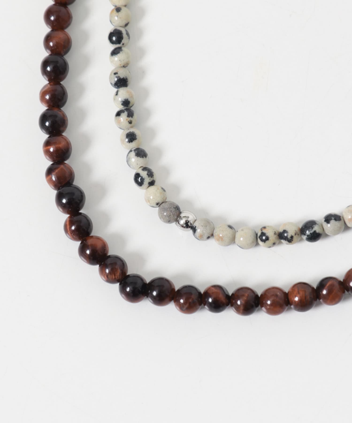 天然石SETネックレス BROWN SET One