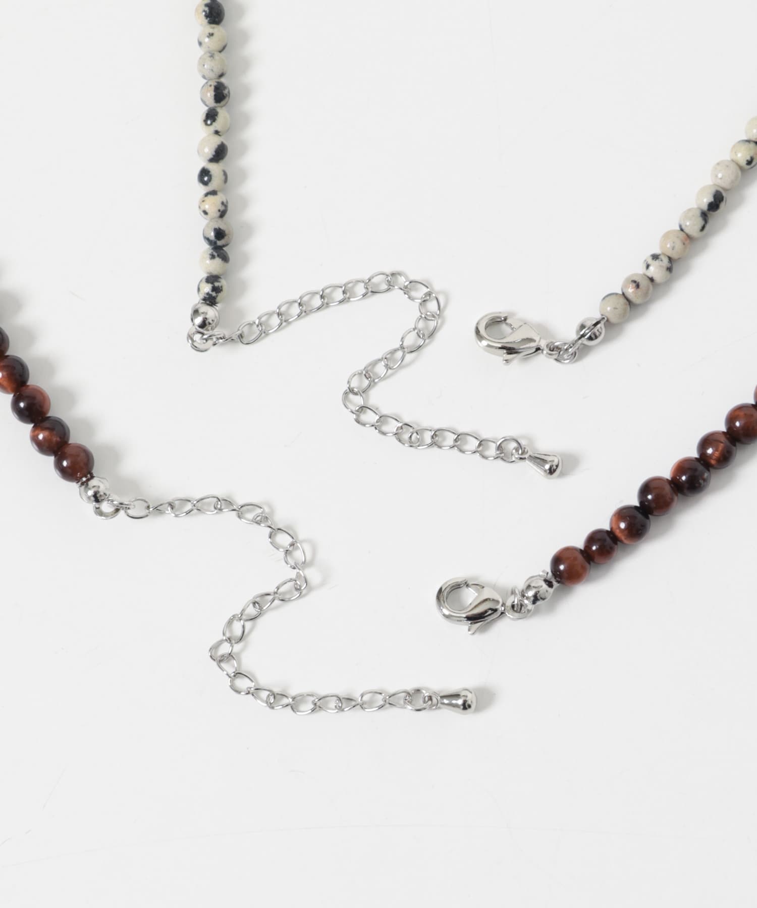 天然石SETネックレス BROWN SET One