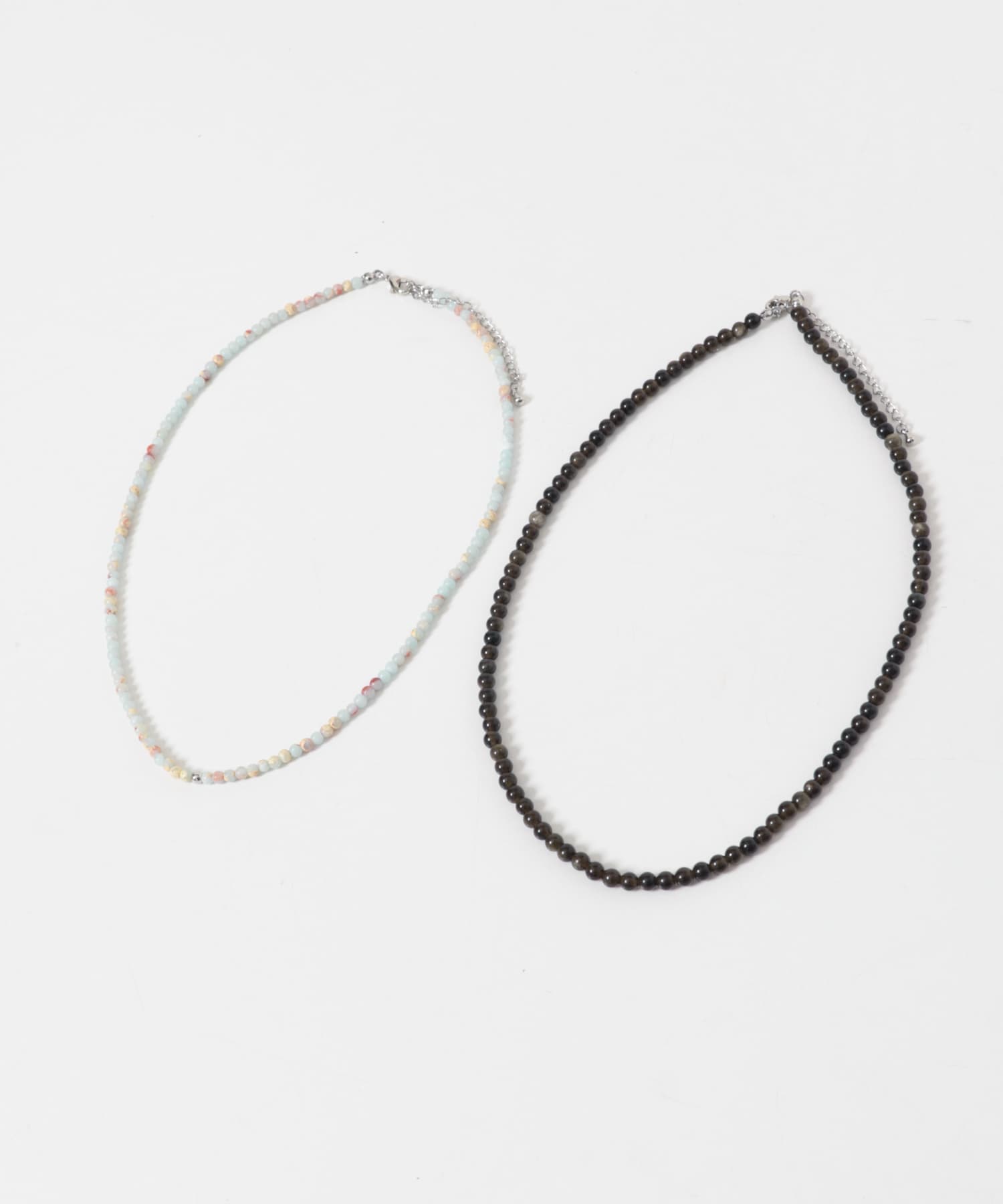 天然石SETネックレス KHAKI SET One