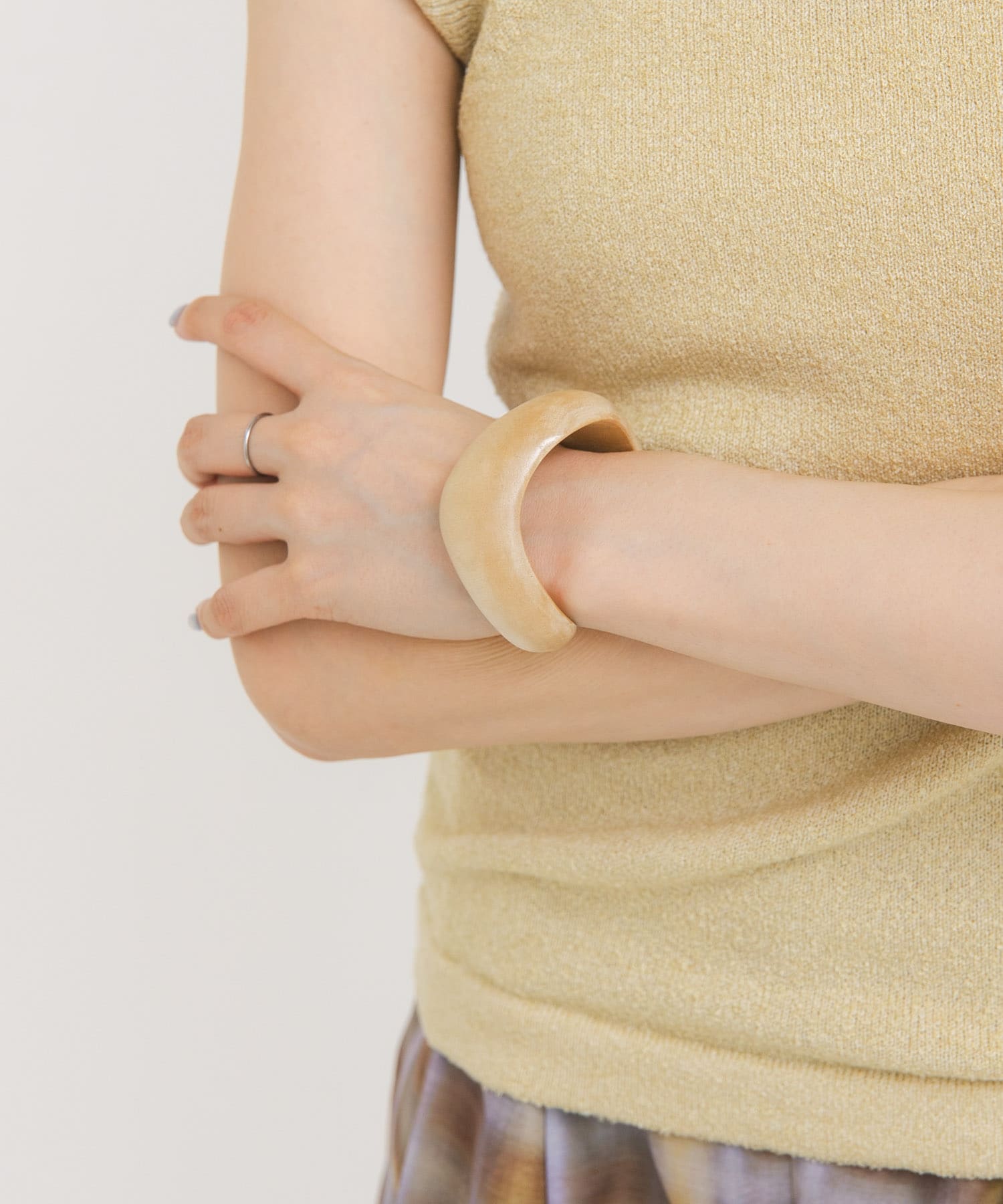 デフォルメウッドバングル NATURAL One