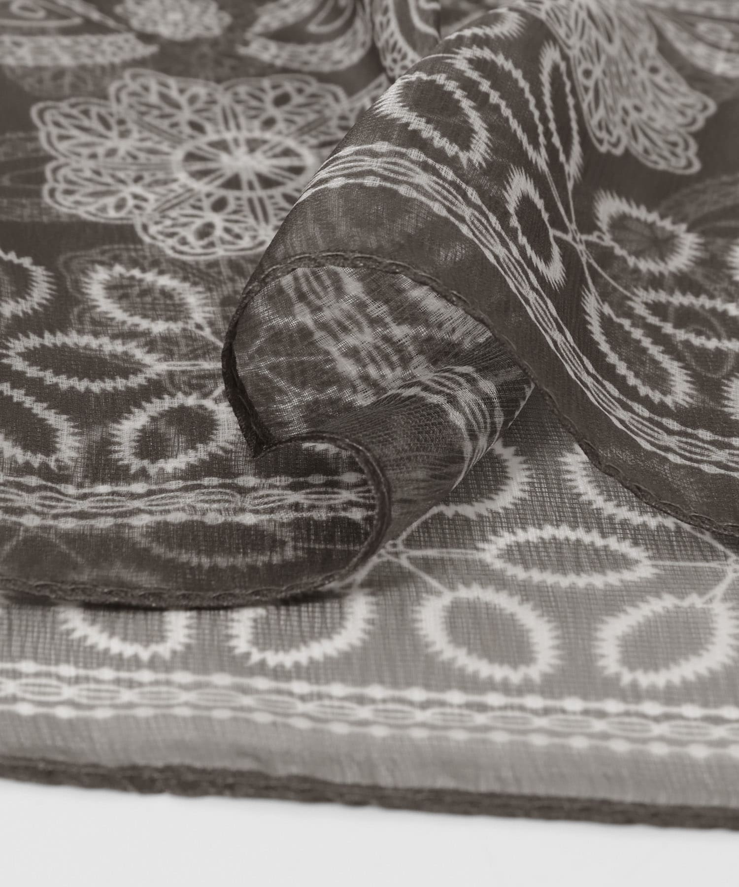 シアーアソートスカーフ KHAKI One