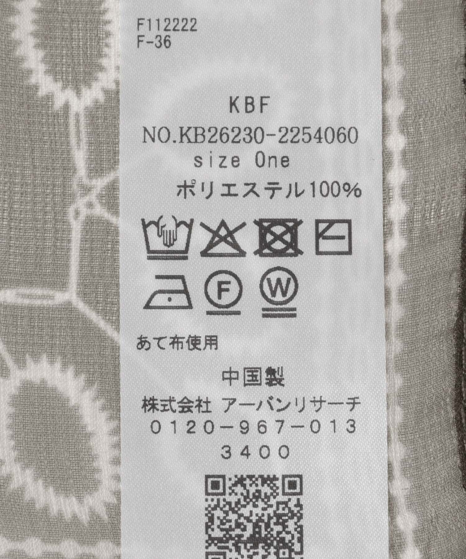 シアーアソートスカーフ KHAKI One