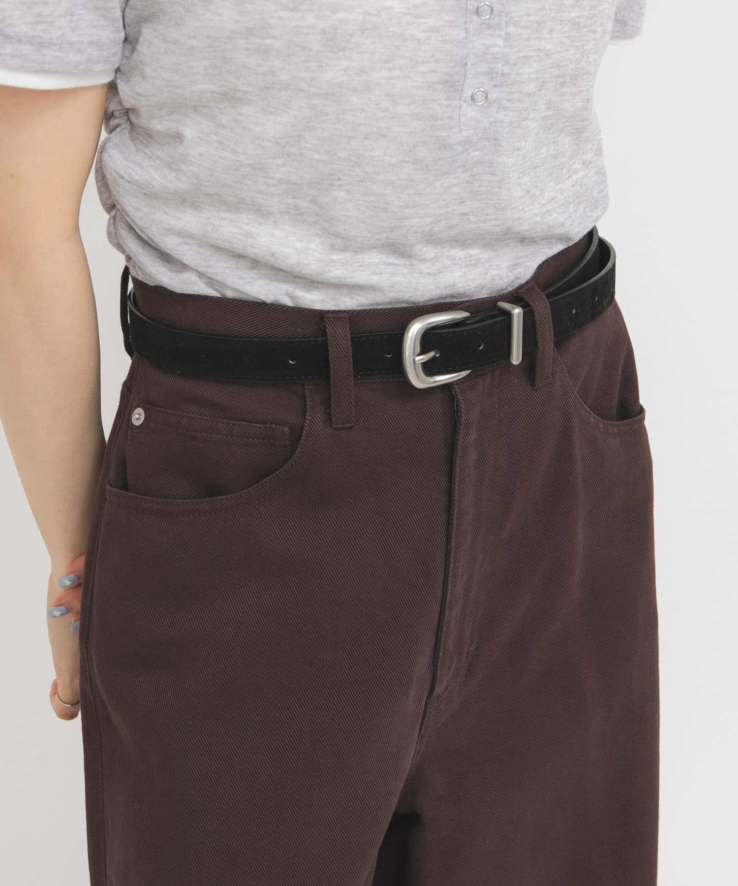 ベーシックバックルベルト BLACK One