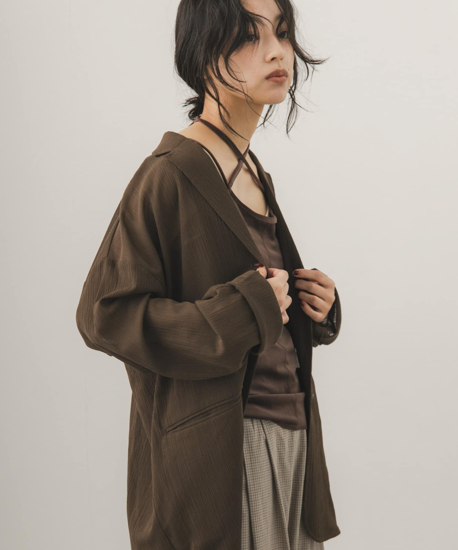 身長：163cm サイズ：one