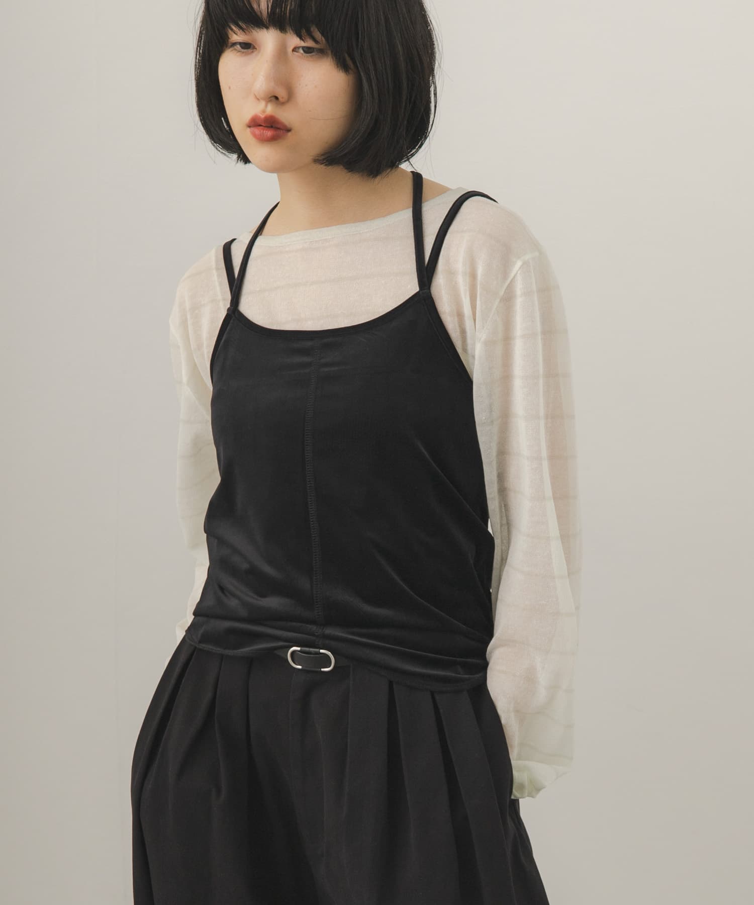 身長：160cm サイズ：one
