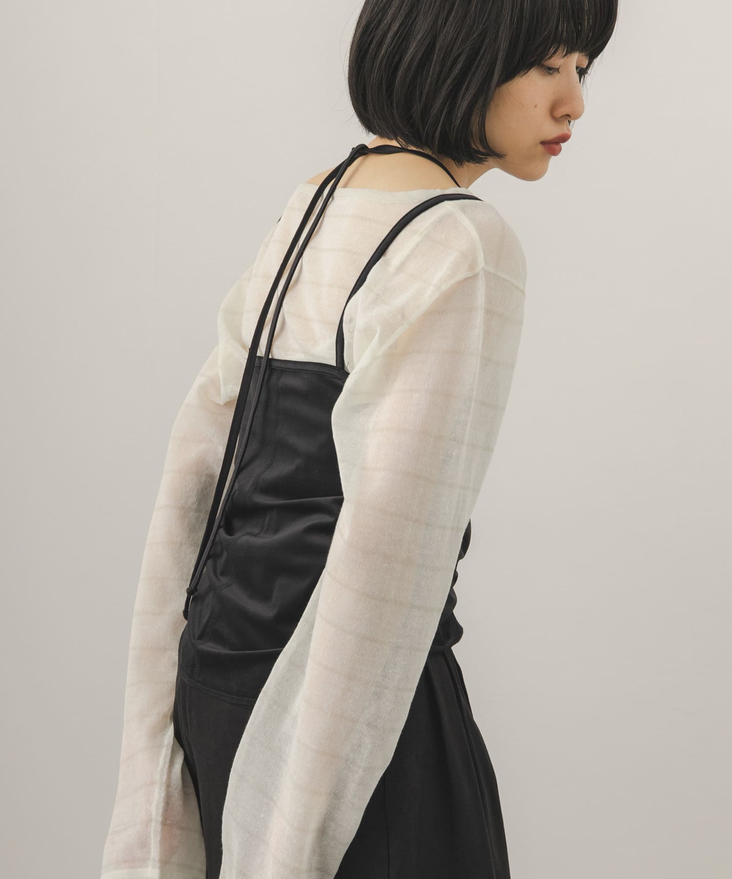 身長：160cm サイズ：one