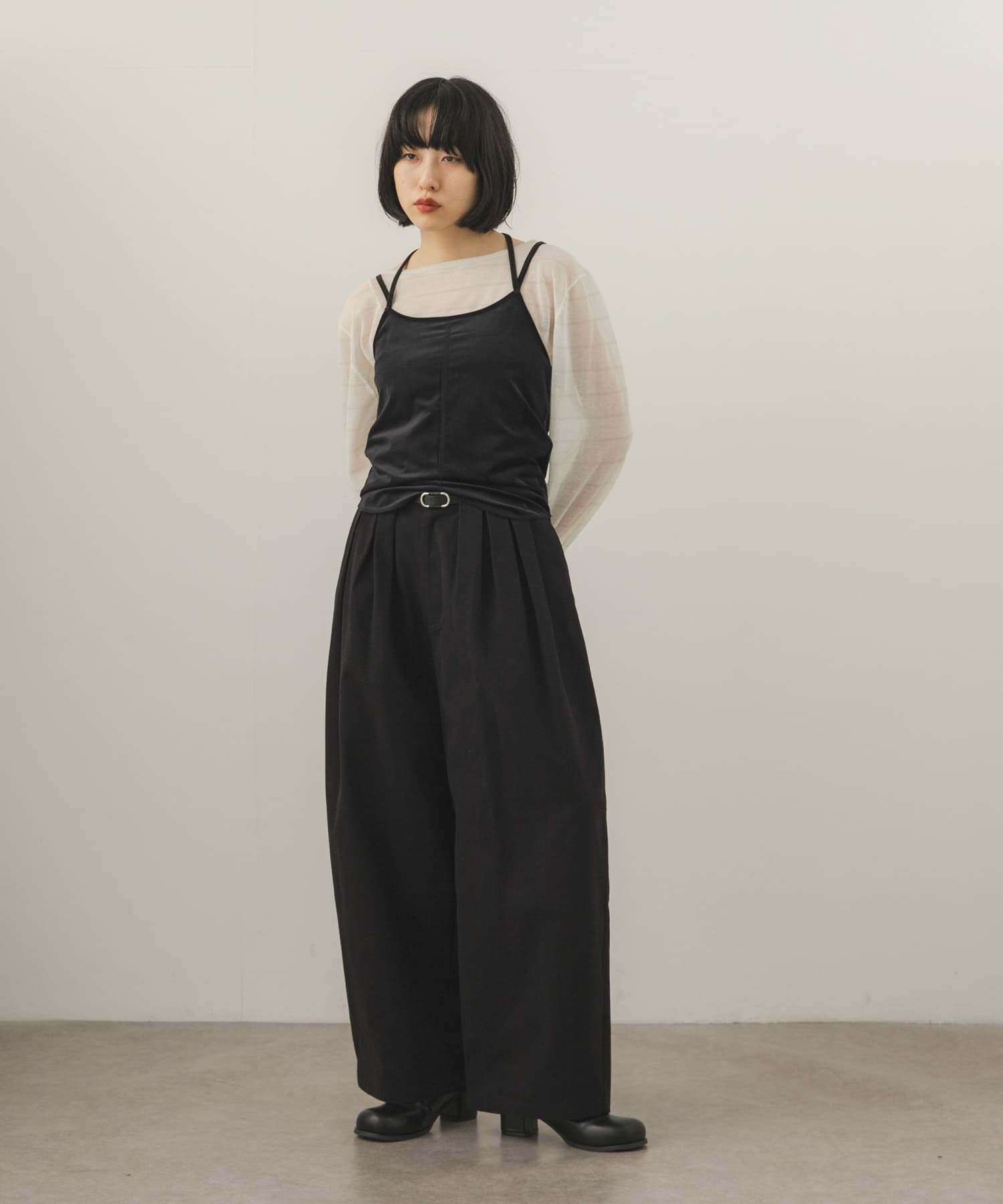 身長：160cm サイズ：one