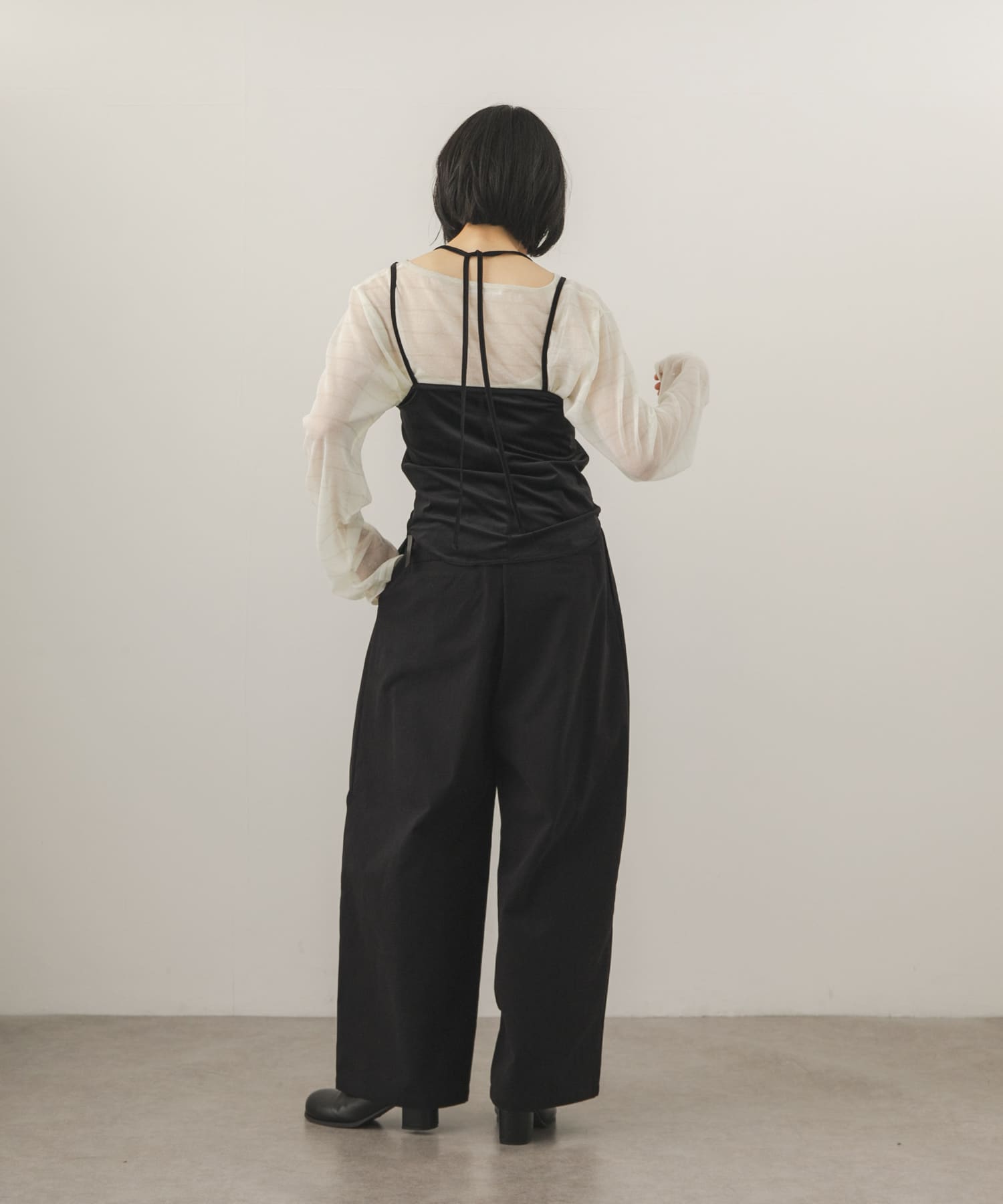 身長：160cm サイズ：one