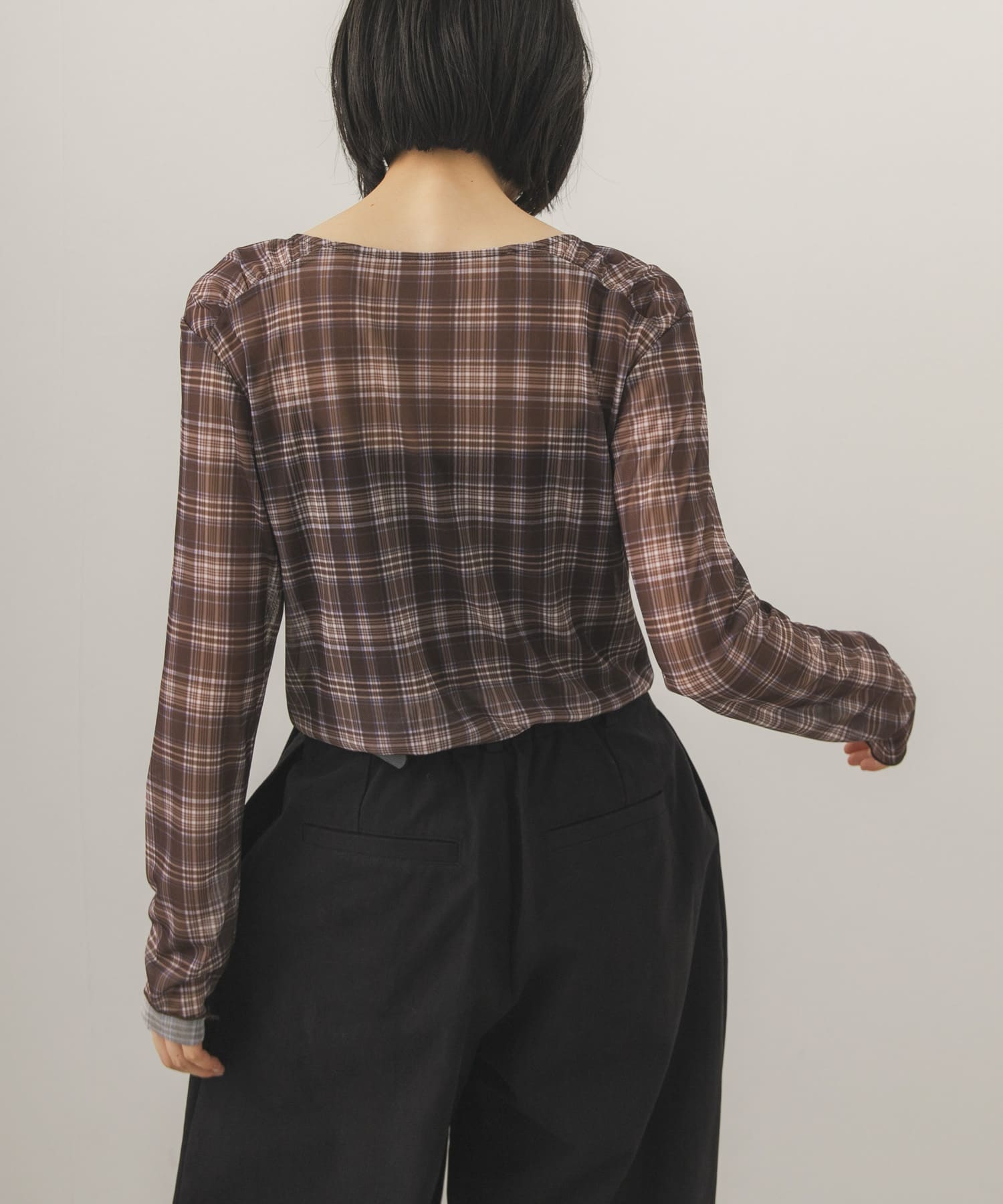 身長：160cm サイズ：one