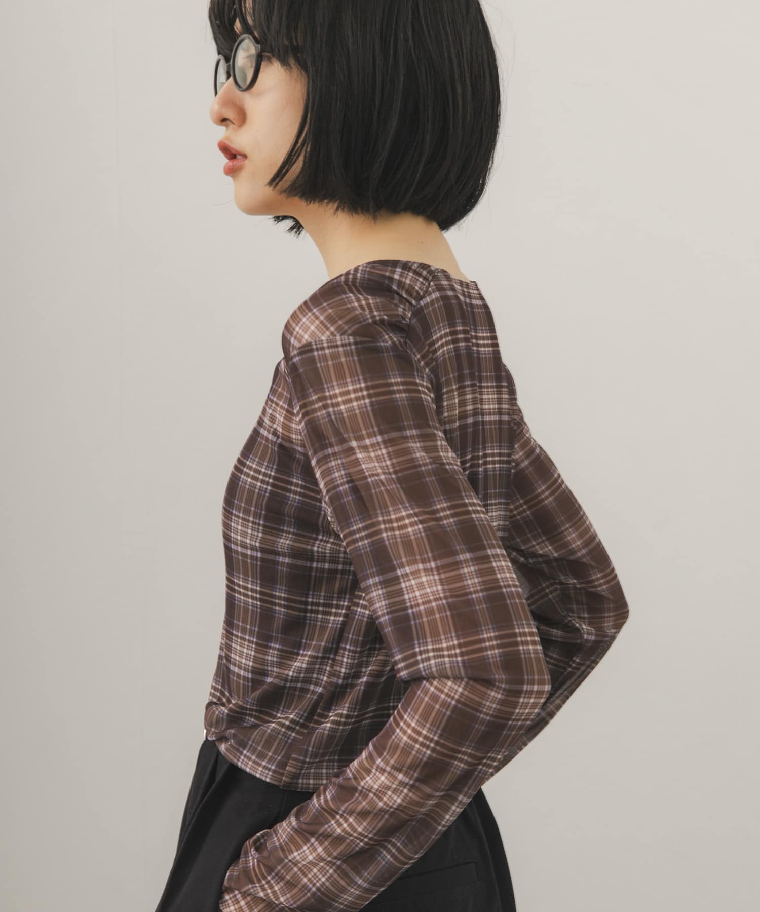 身長：160cm サイズ：one