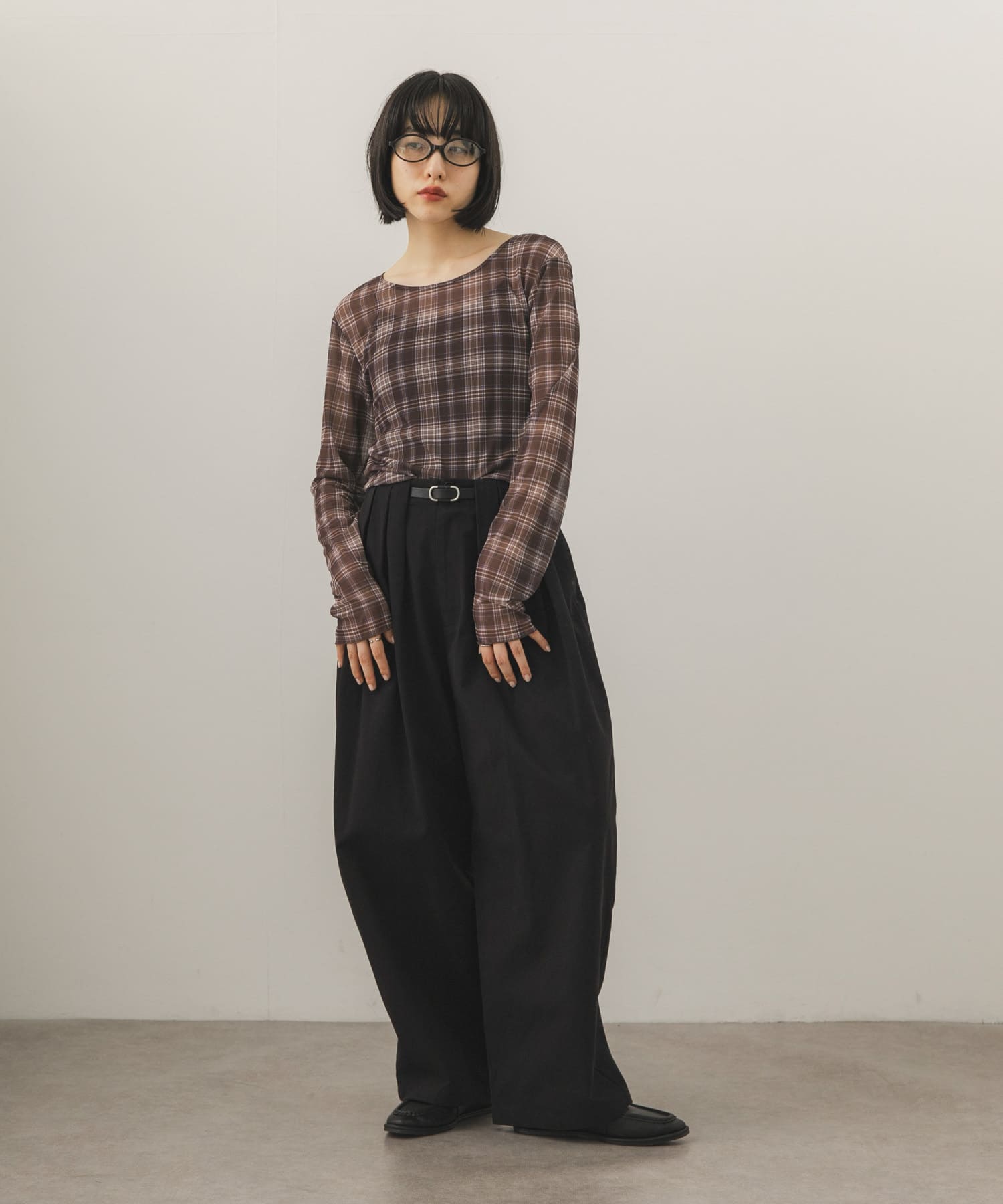 身長：160cm サイズ：one