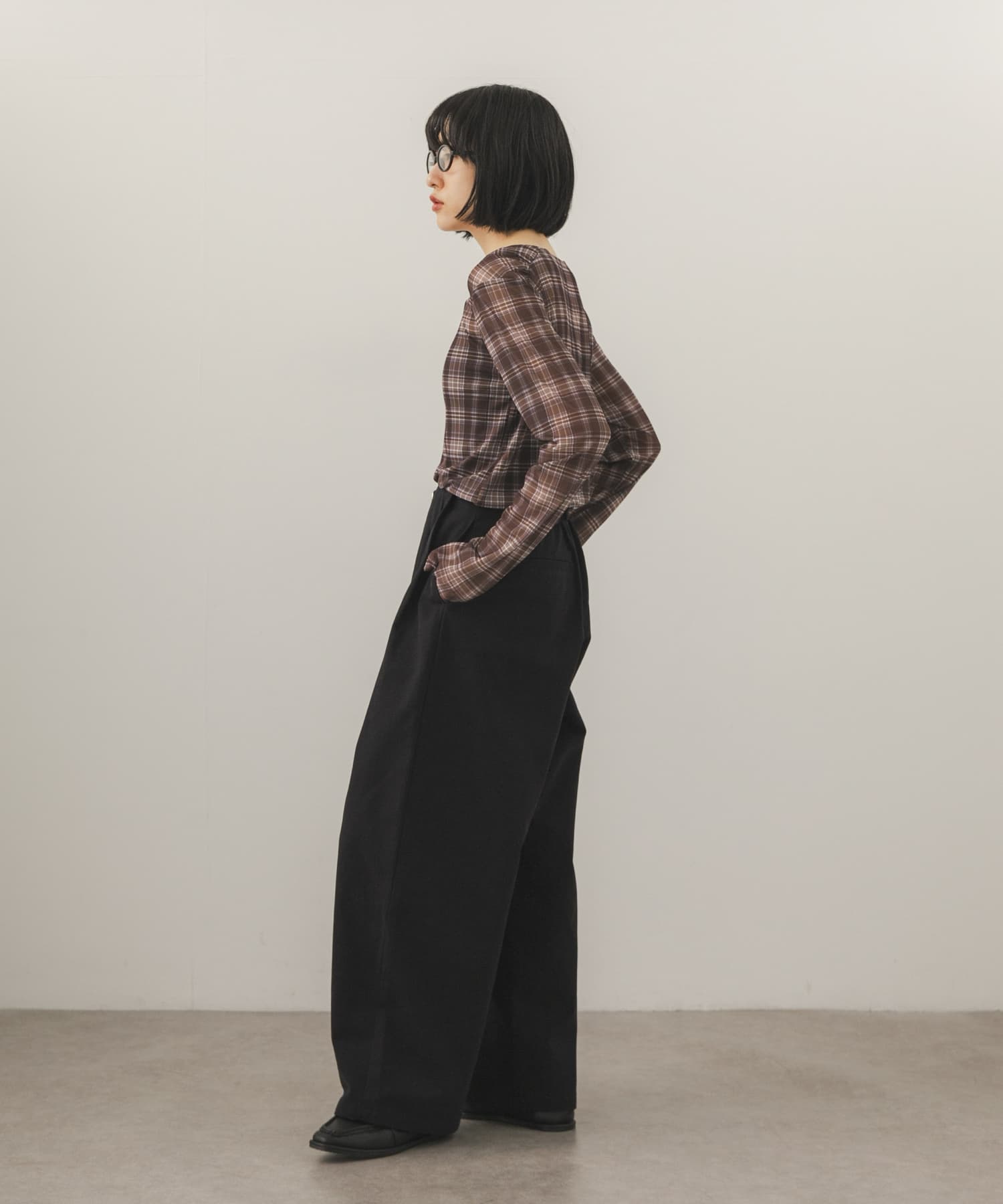 身長：160cm サイズ：one