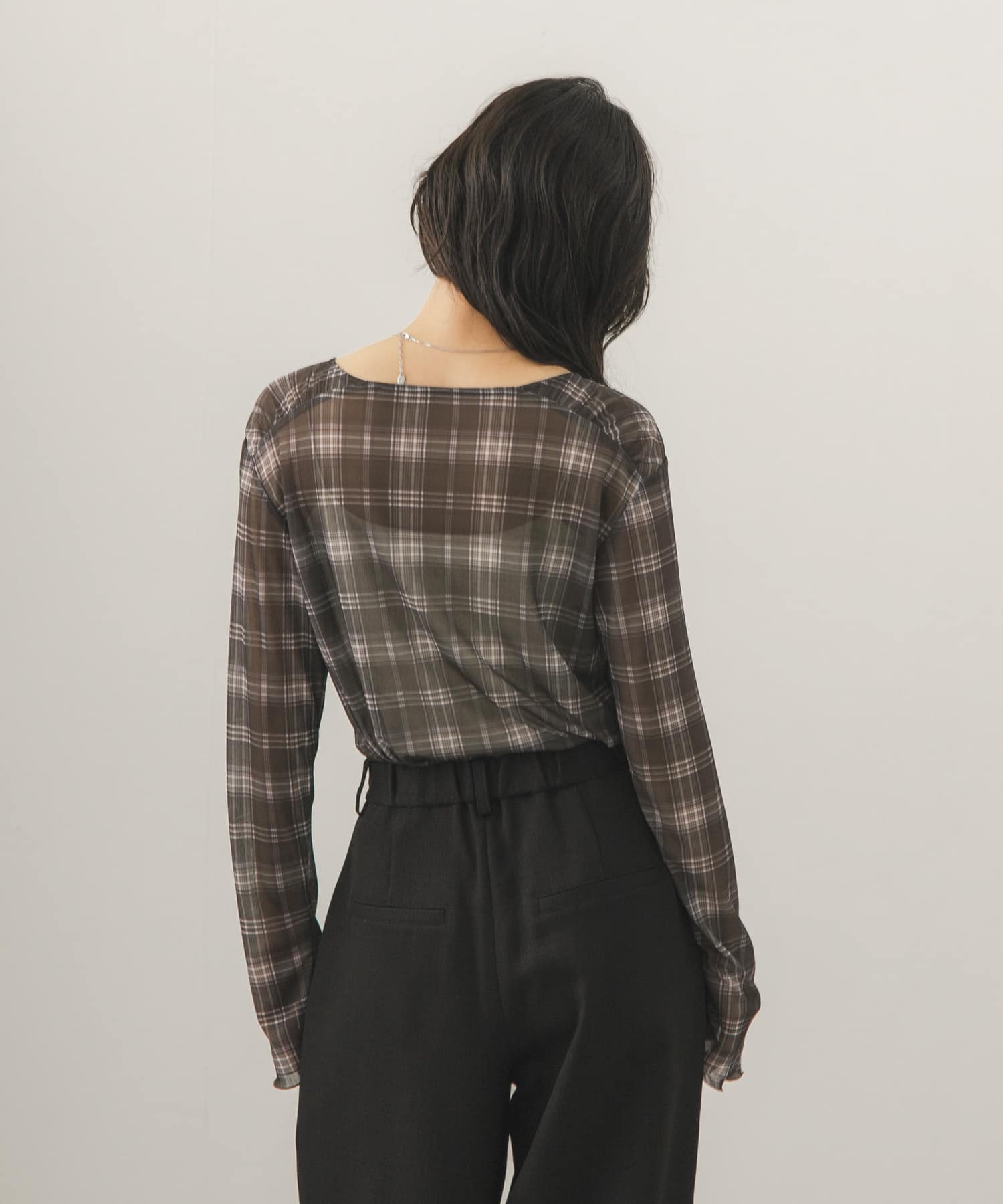 身長：163cm サイズ：one