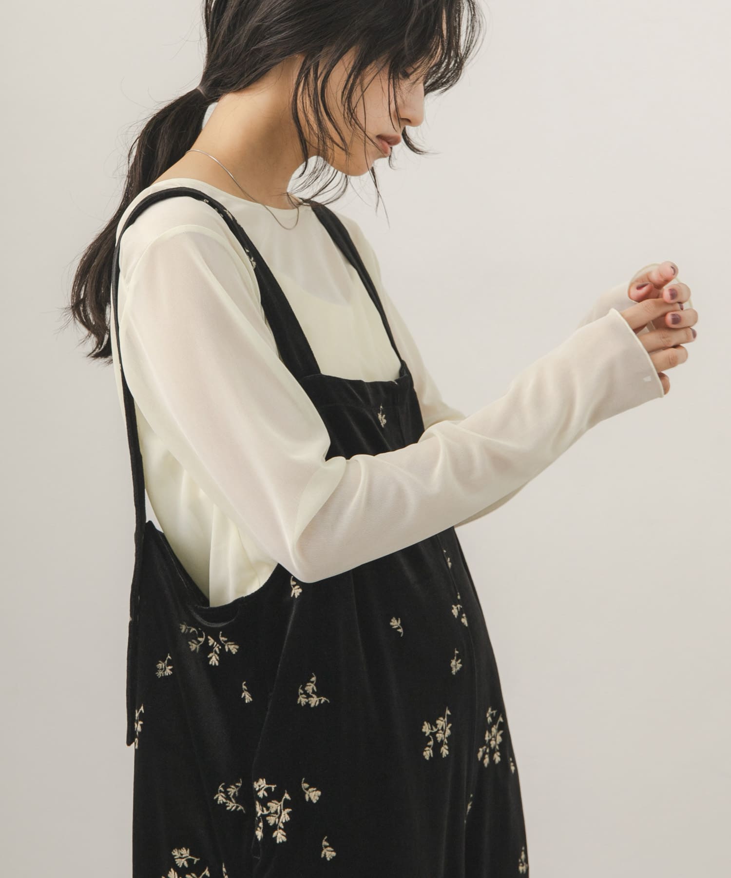 身長：163cm サイズ：one