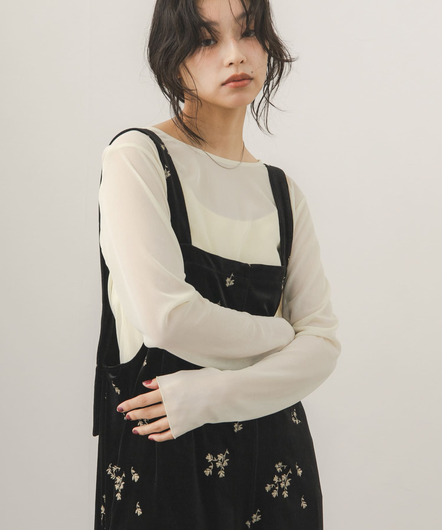 身長：163cm サイズ：one