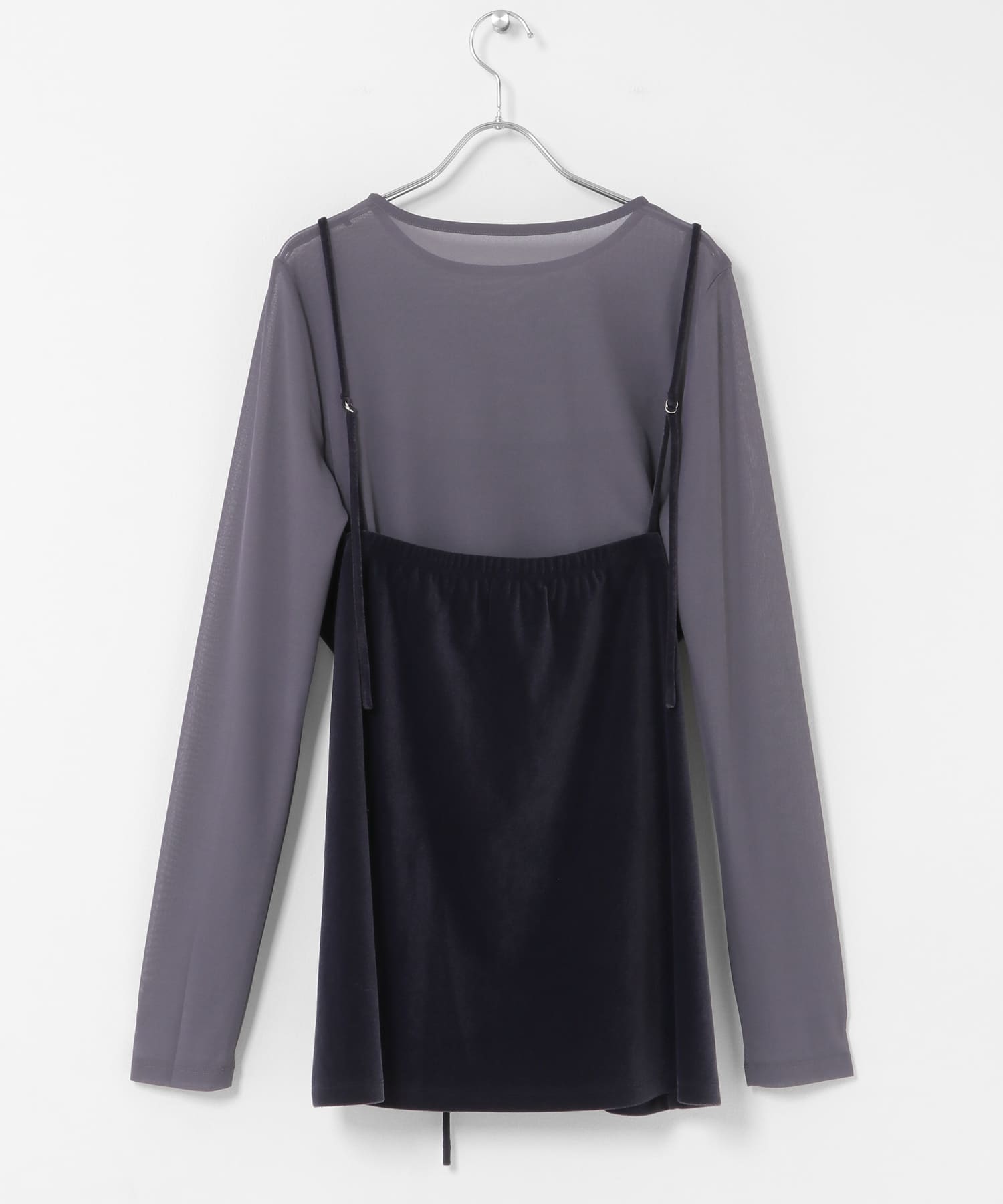 ベロアキャミソールSETシアートップス CCL×GRAY One