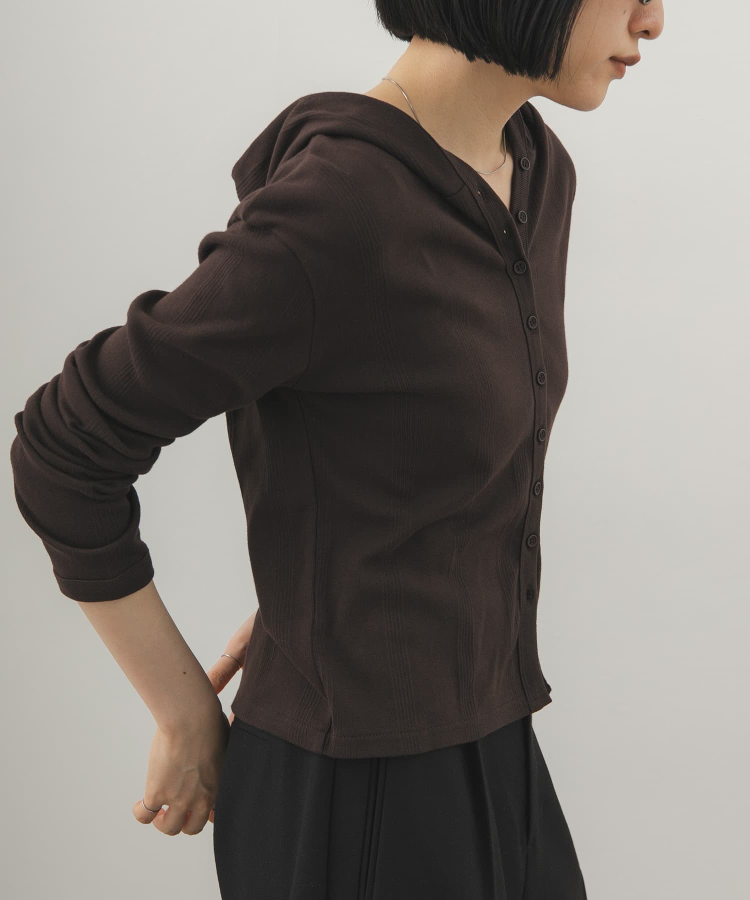 身長：160cm サイズ：one