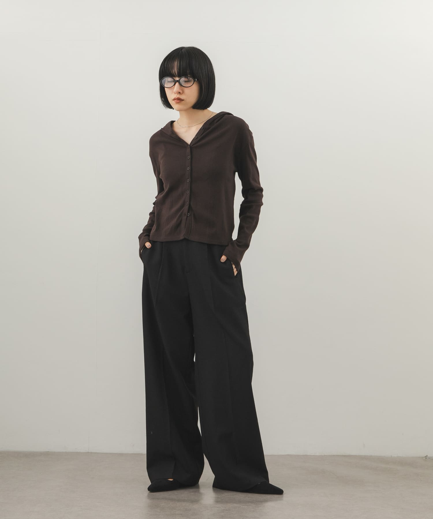 身長：160cm サイズ：one
