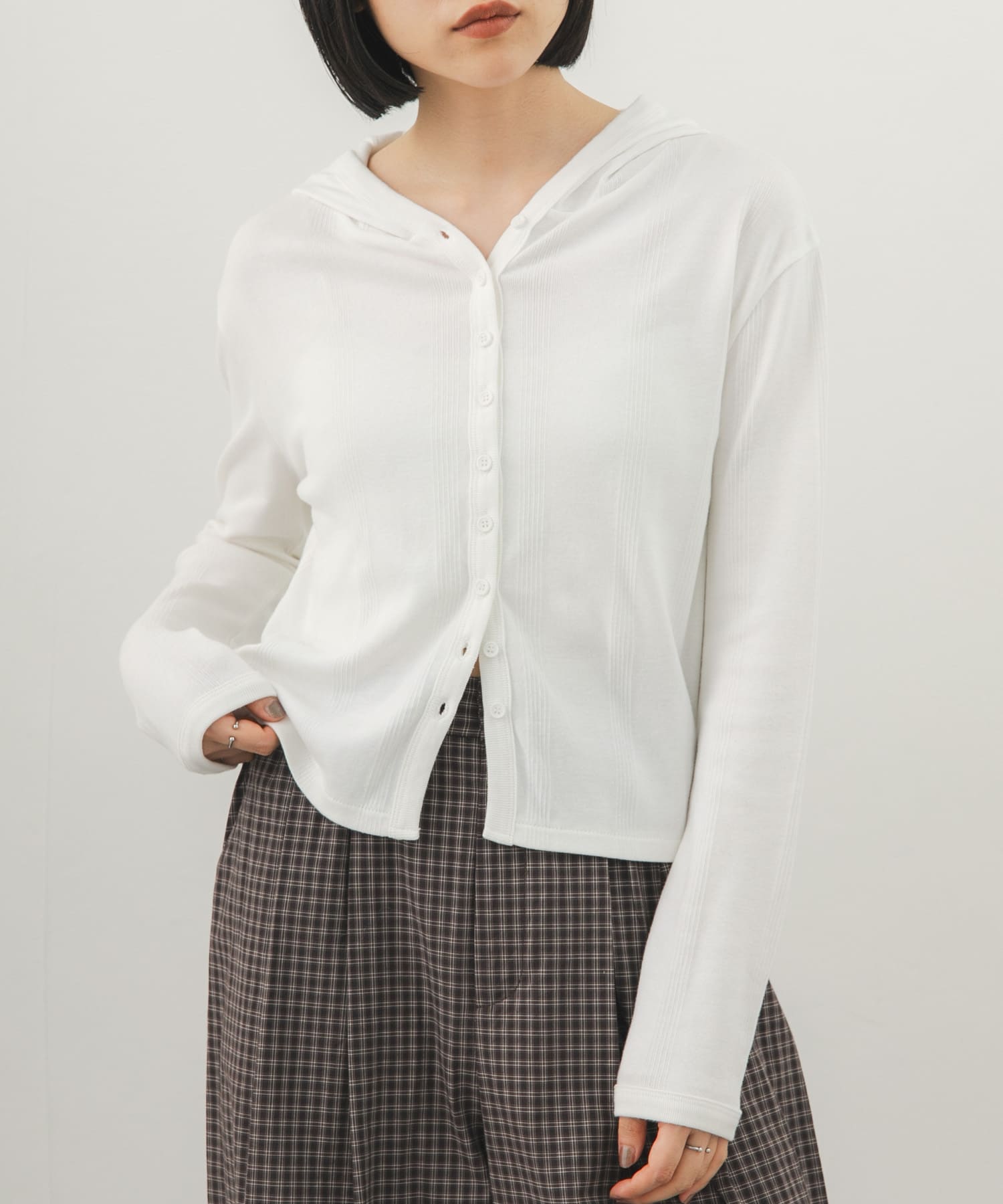 身長：160cm サイズ：one